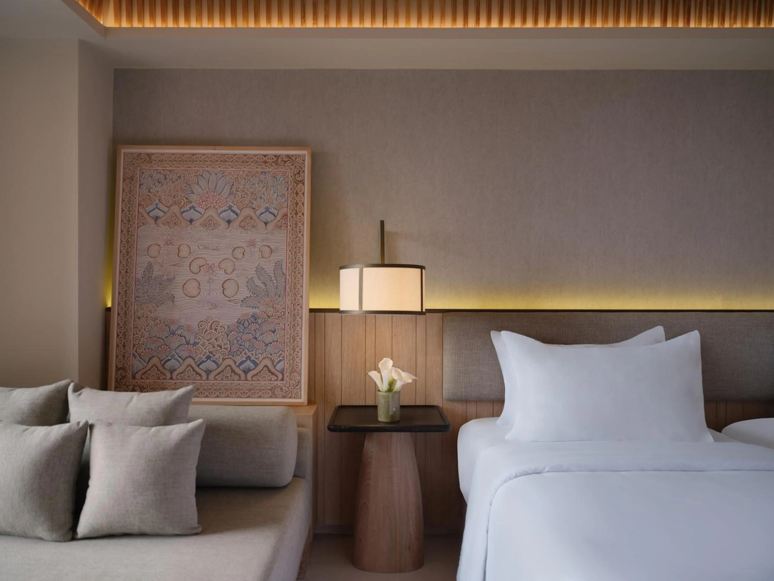 Bed in Novotel Bali Ubud Resort