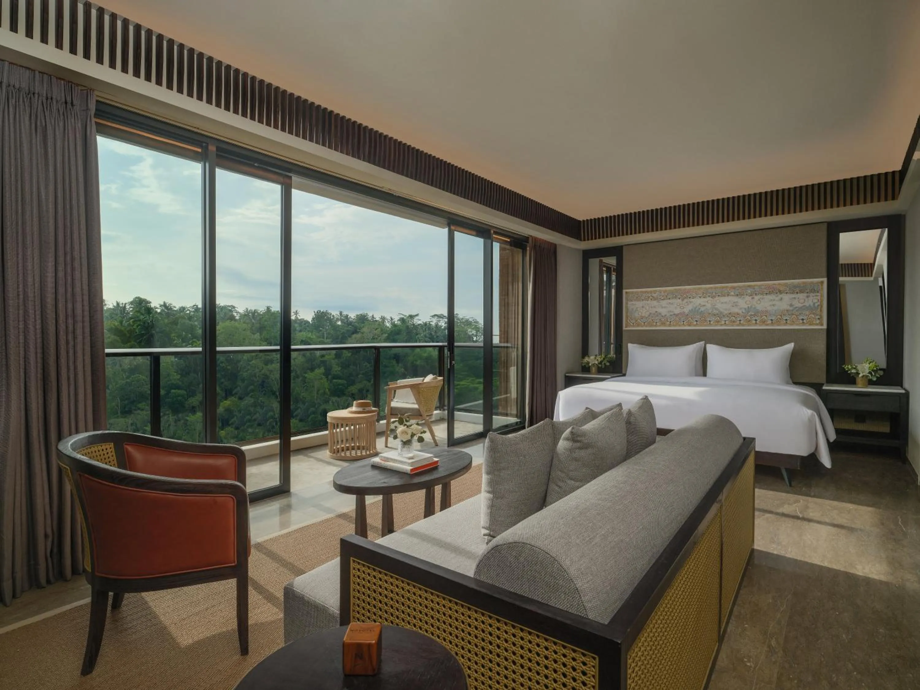 Bed in Novotel Bali Ubud Resort