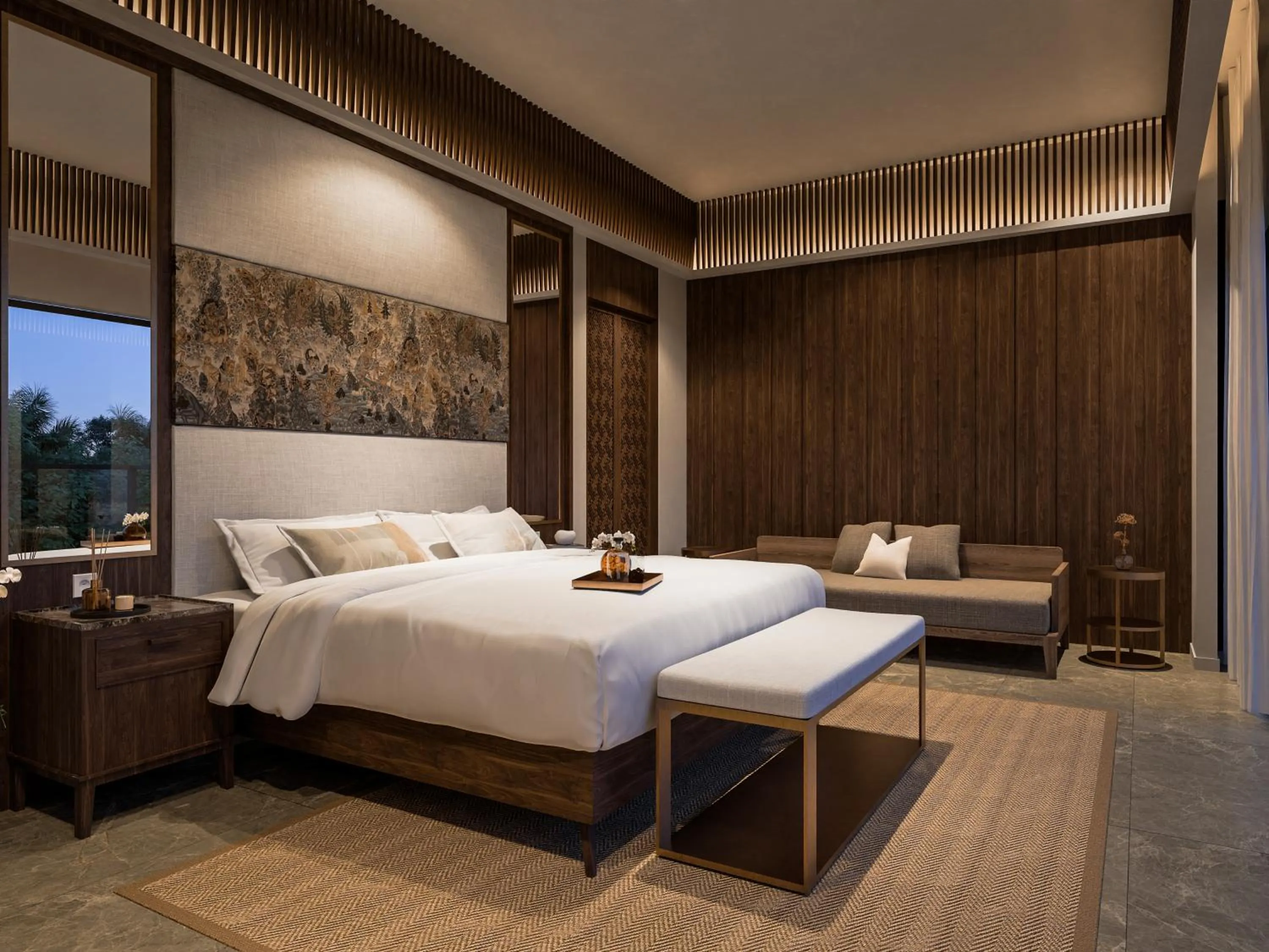 Bed in Novotel Bali Ubud Resort