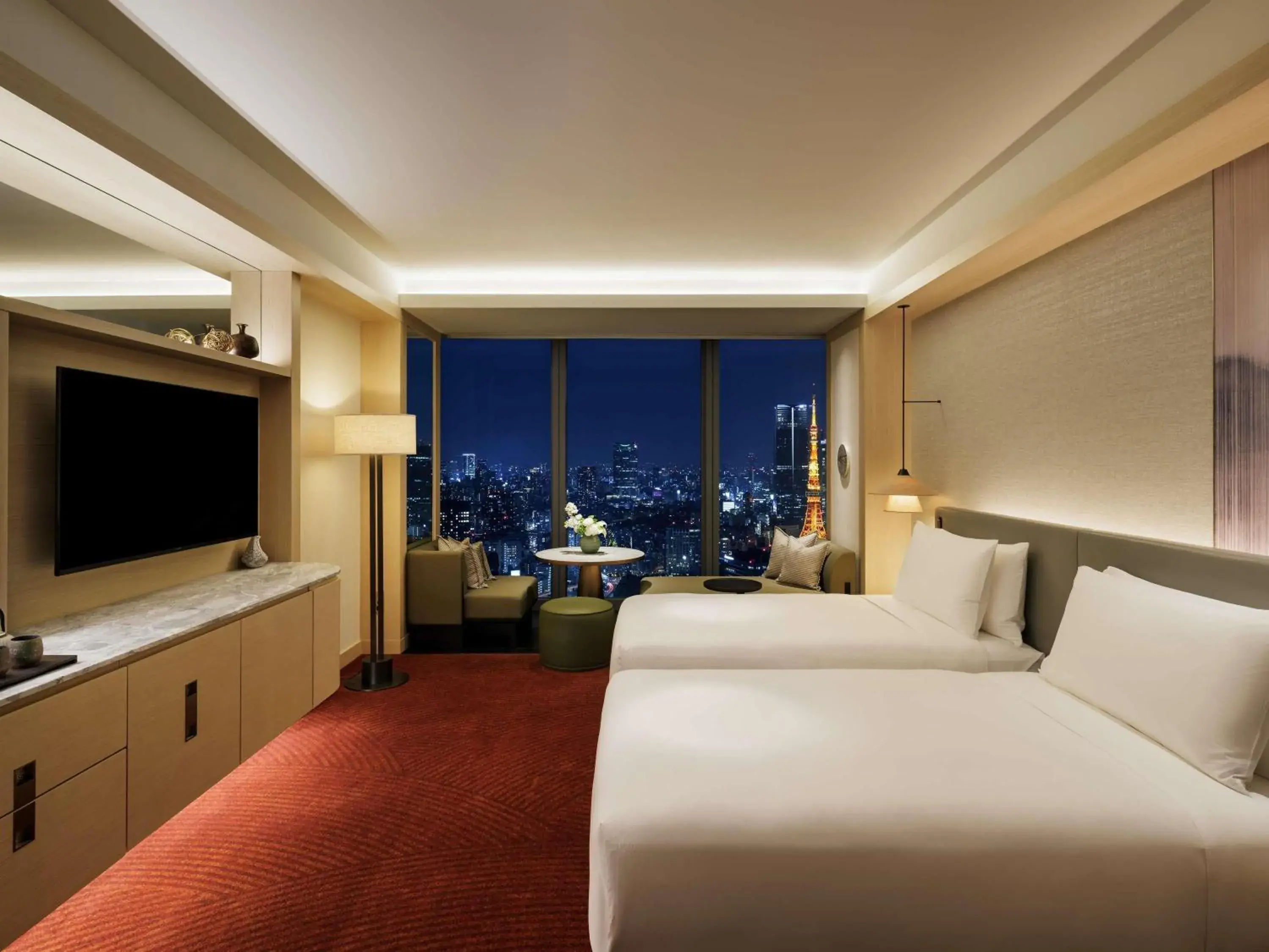 FAIRMONT GOLD Tokyo Tower View Twin (Two Single Beds) in Fairmont Tokyo FAIRMONT GOLD Tokyo Tower View Twin (Two Single Beds) in Fairmont Tokyo