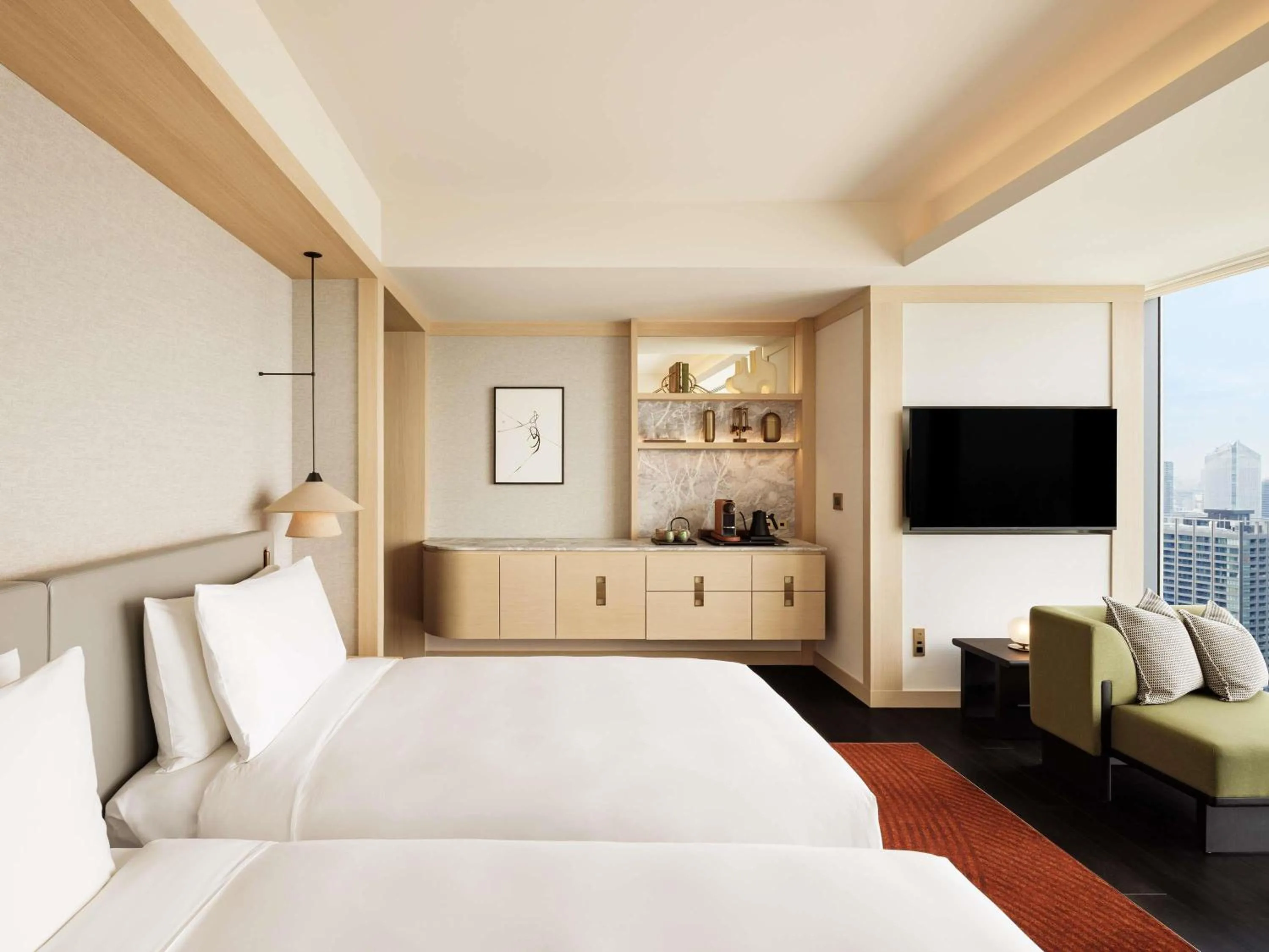 Bedroom, Bed in Fairmont Tokyo