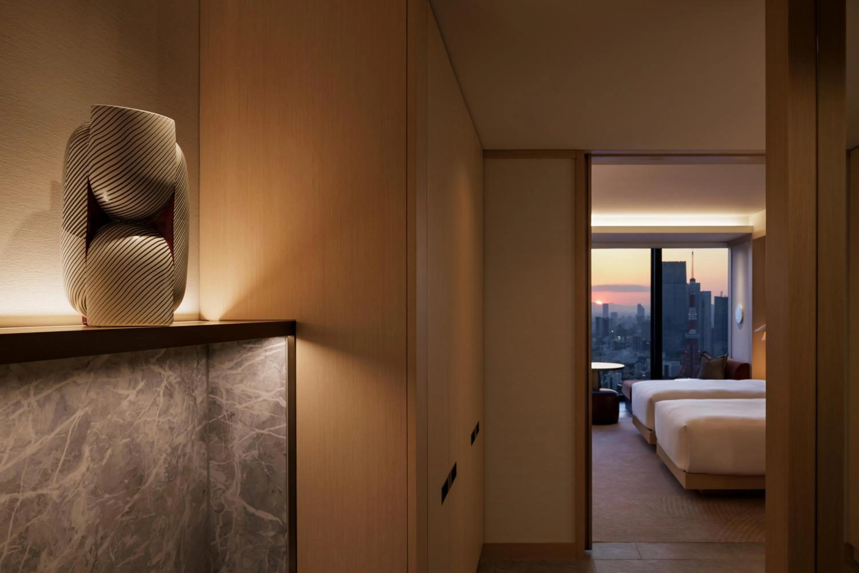 Bedroom, Bed in Fairmont Tokyo