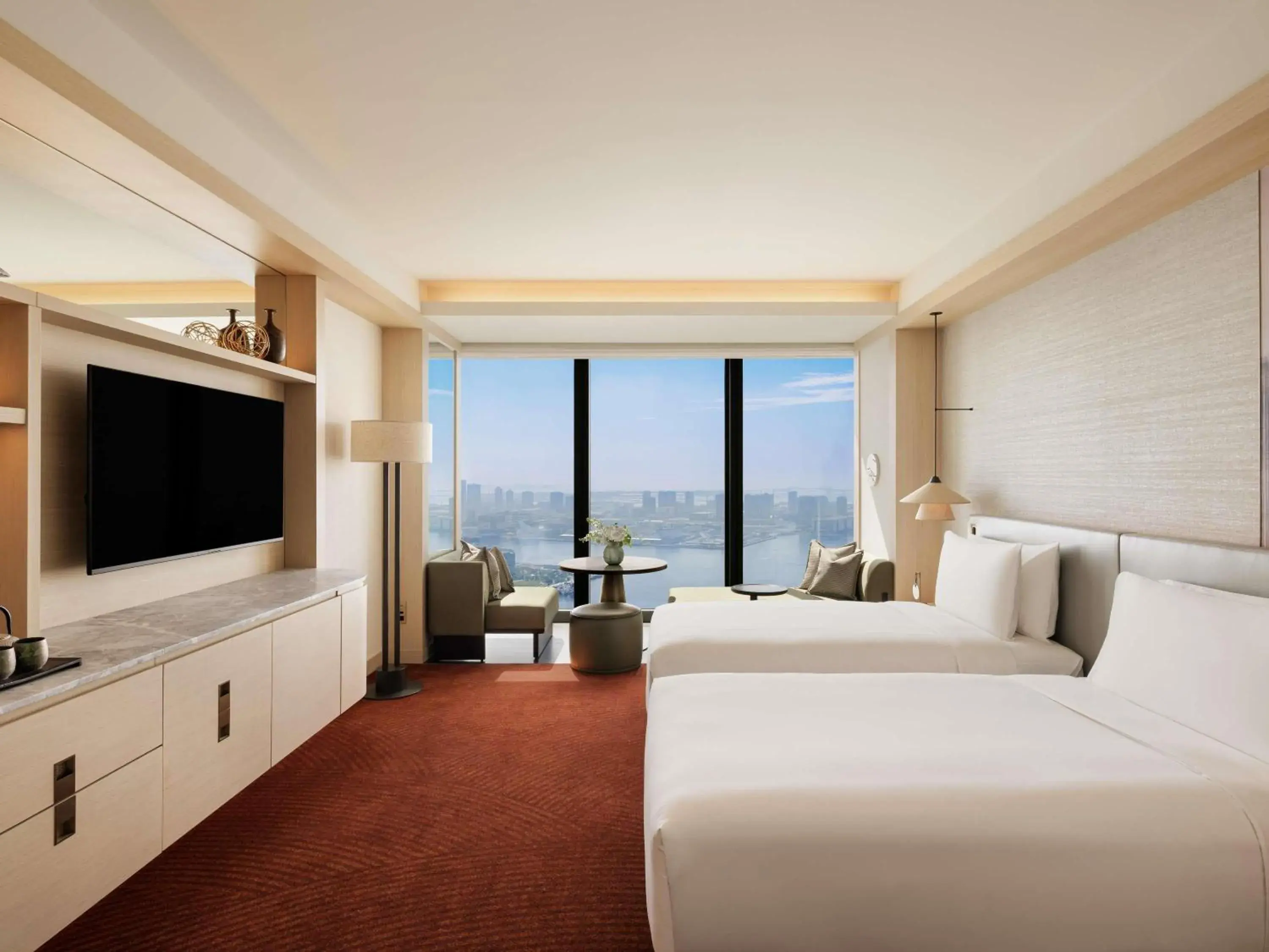 FAIRMONT GOLD Bay View Twin (Two Single Beds) in Fairmont Tokyo FAIRMONT GOLD Bay View Twin (Two Single Beds) in Fairmont Tokyo