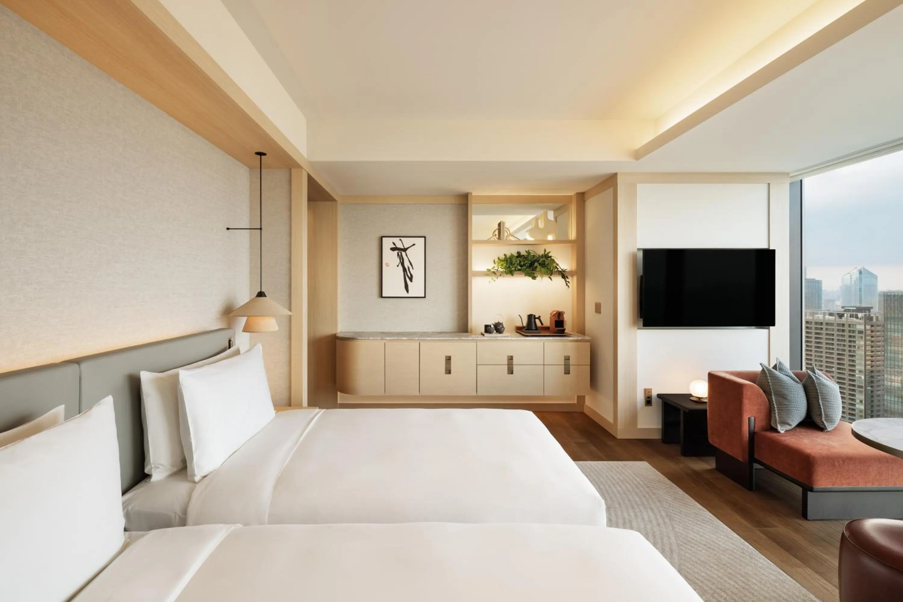Bed in Fairmont Tokyo