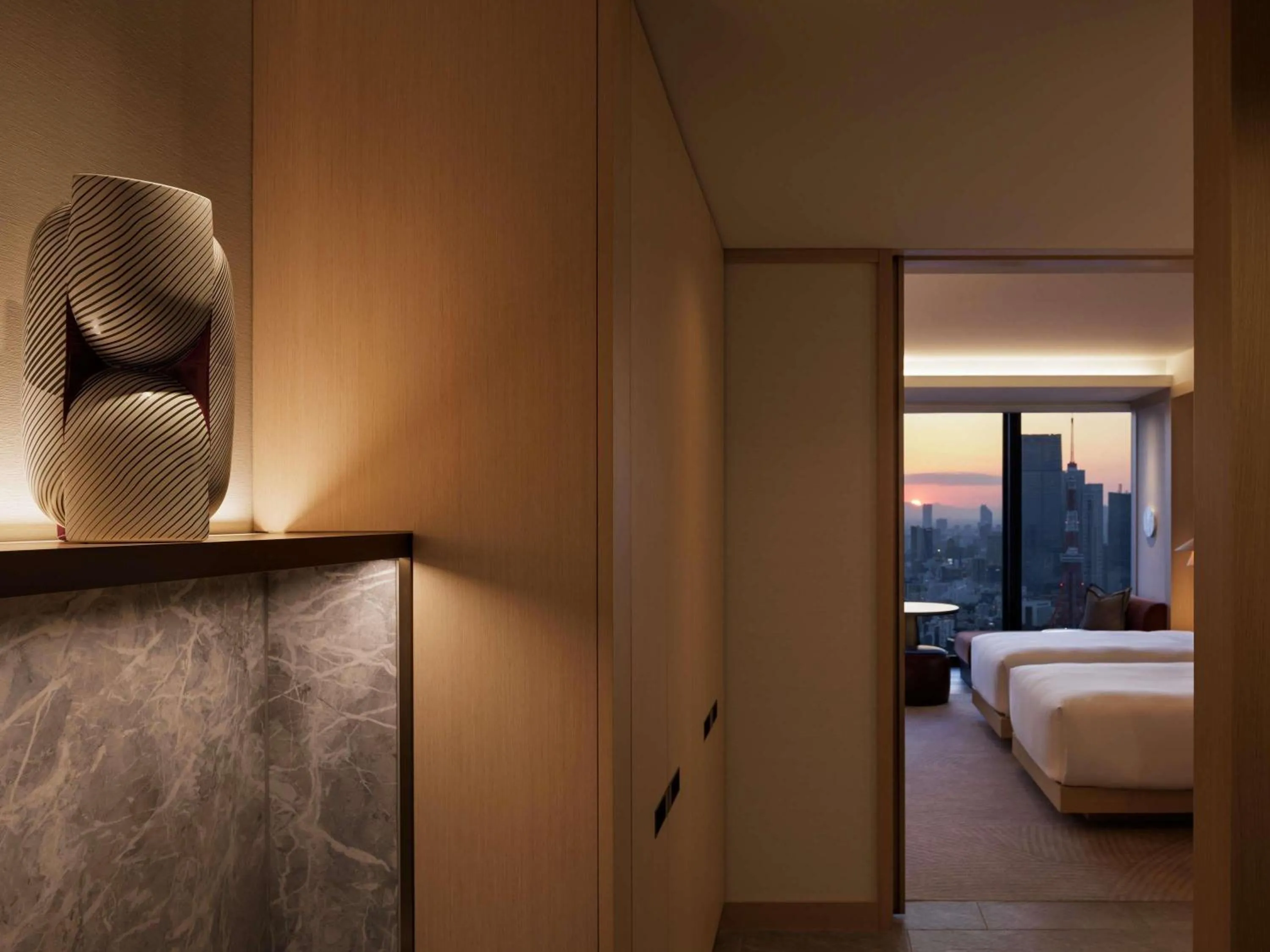 Bedroom, Bed in Fairmont Tokyo