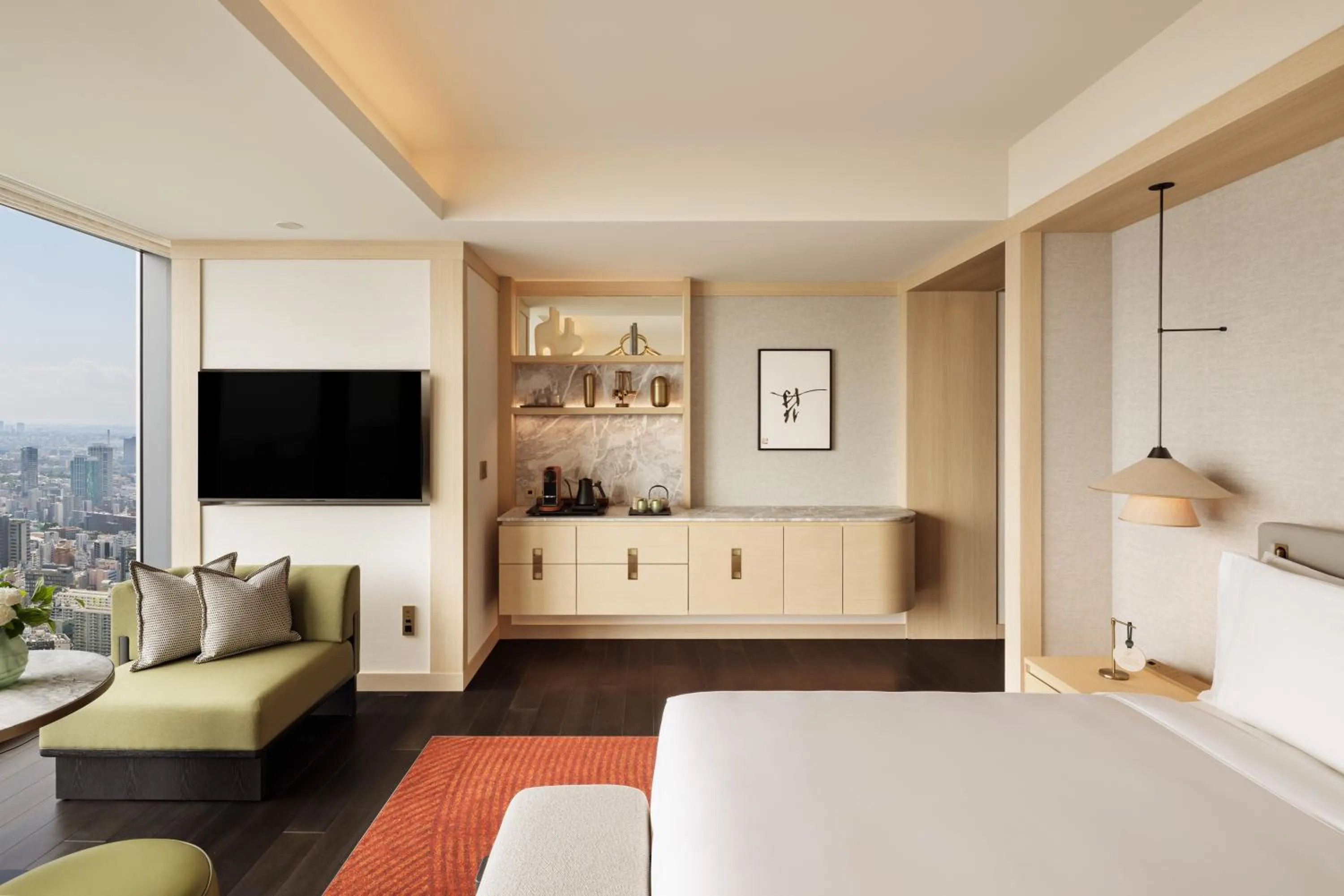 Bedroom, Bed in Fairmont Tokyo
