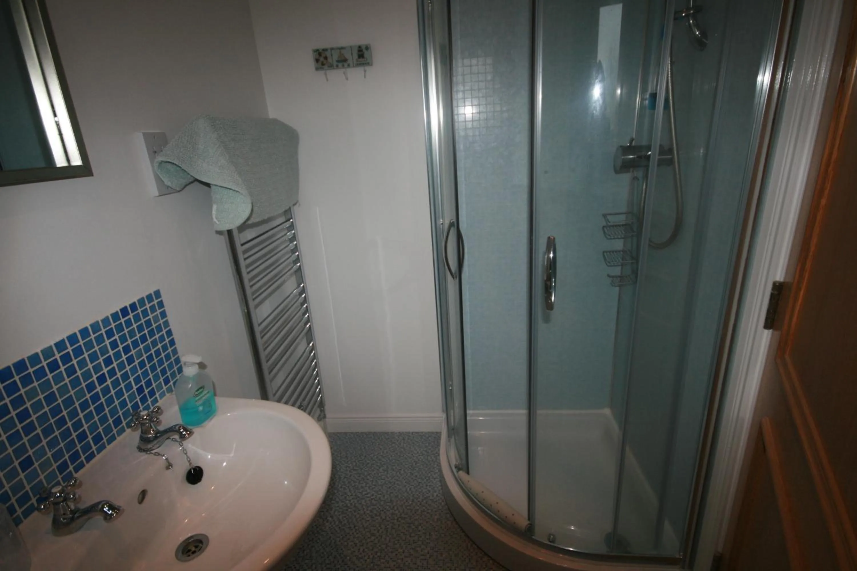 Shower in Stonewater House Vegan Bed and Breakfast