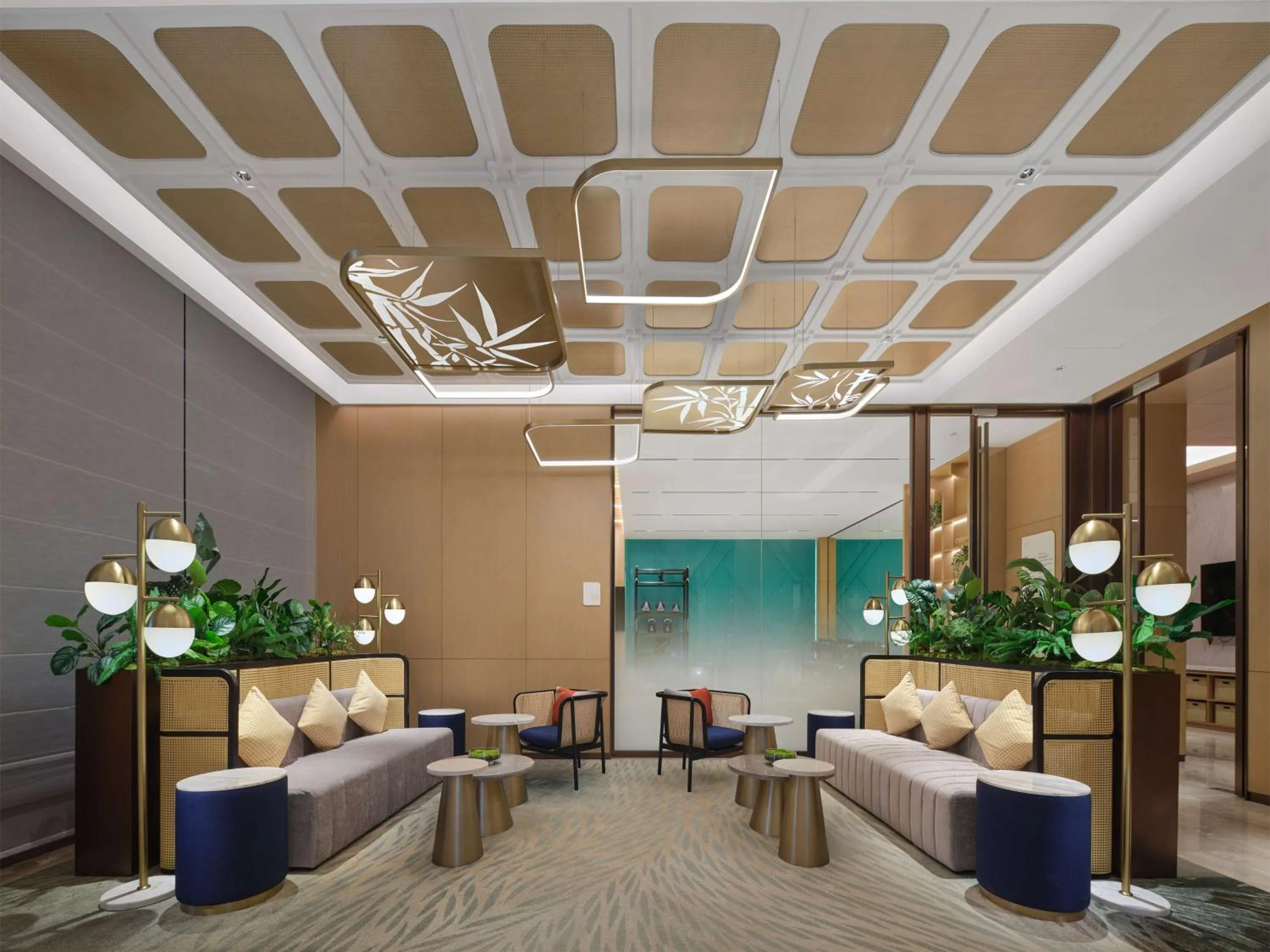 Lobby or reception in Hilton Garden Inn Chengdu Tianfu Panda Tower