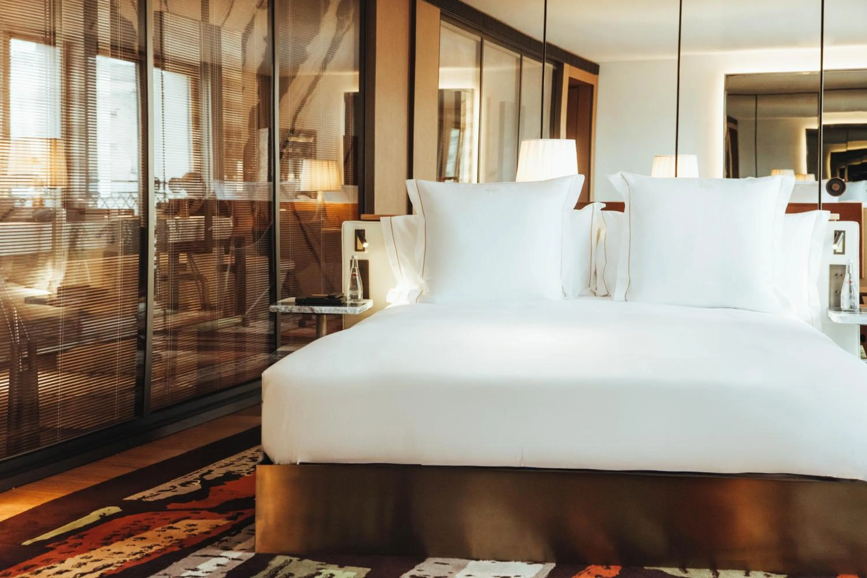 Bed in Hotel SAX Paris, LXR Hotels & Resorts