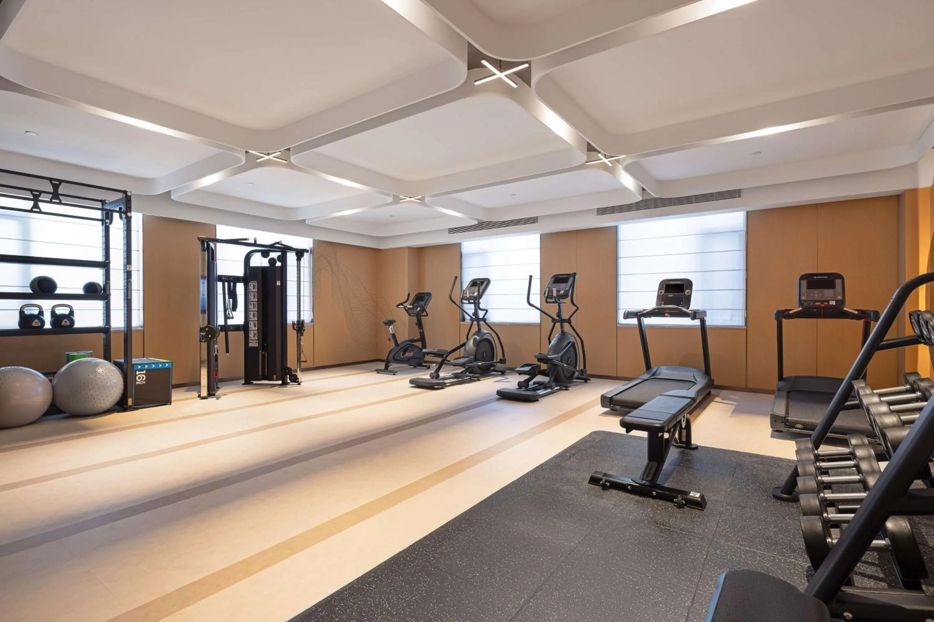 Fitness centre/facilities in Hilton Garden Inn Harbin Haxi