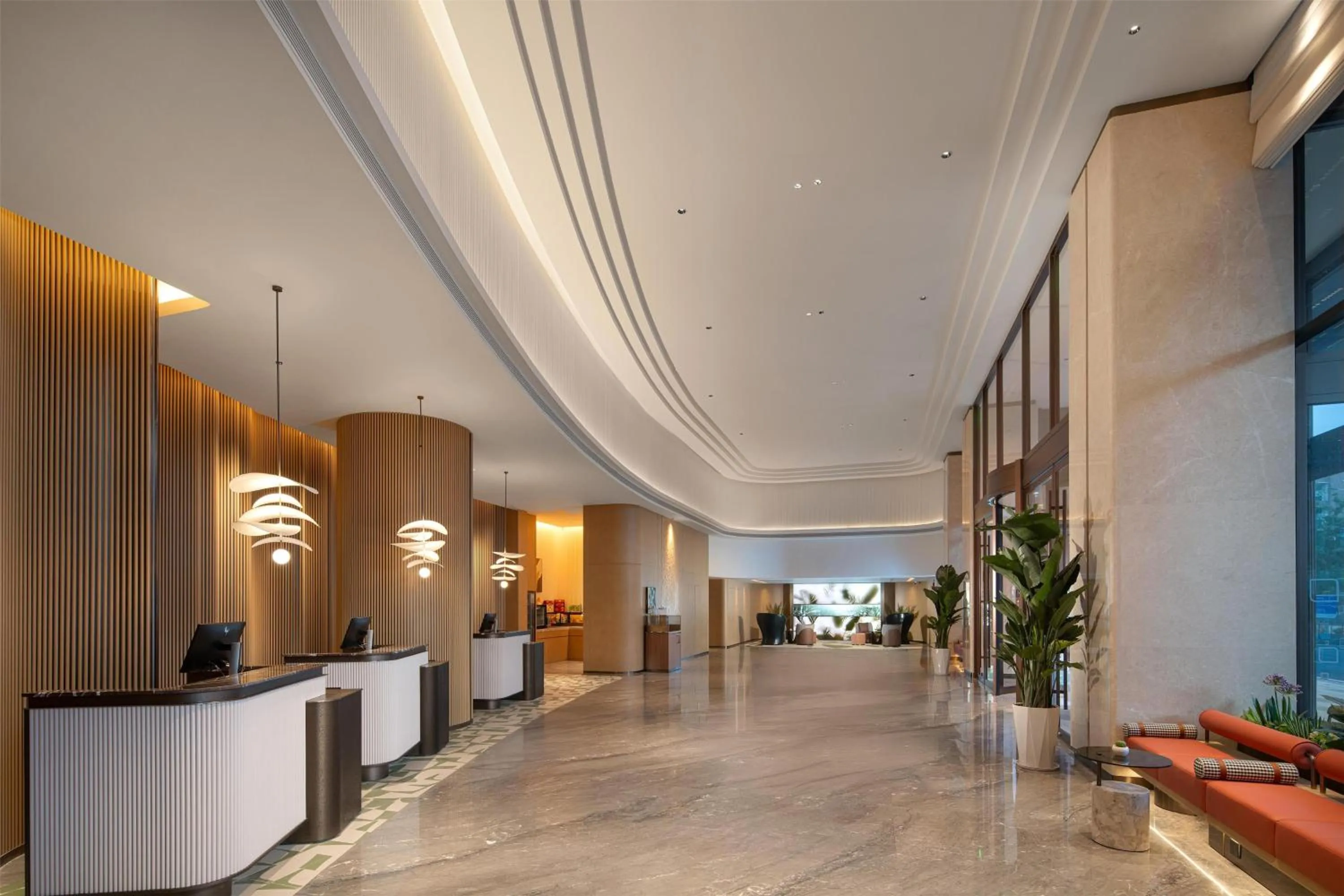 Lobby or reception in Hilton Garden Inn Chengde High-Tech Zone