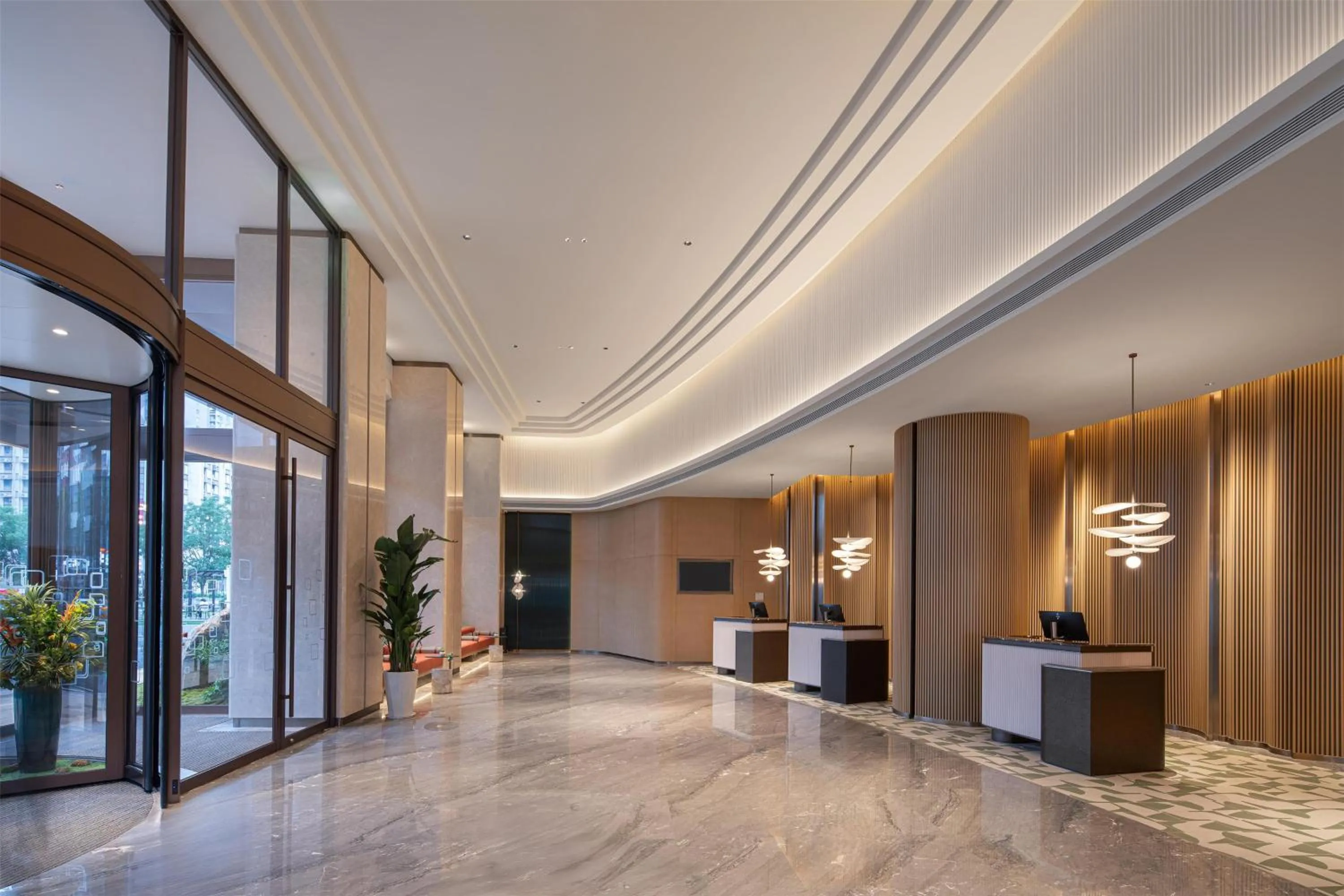 Lobby or reception in Hilton Garden Inn Chengde High-Tech Zone