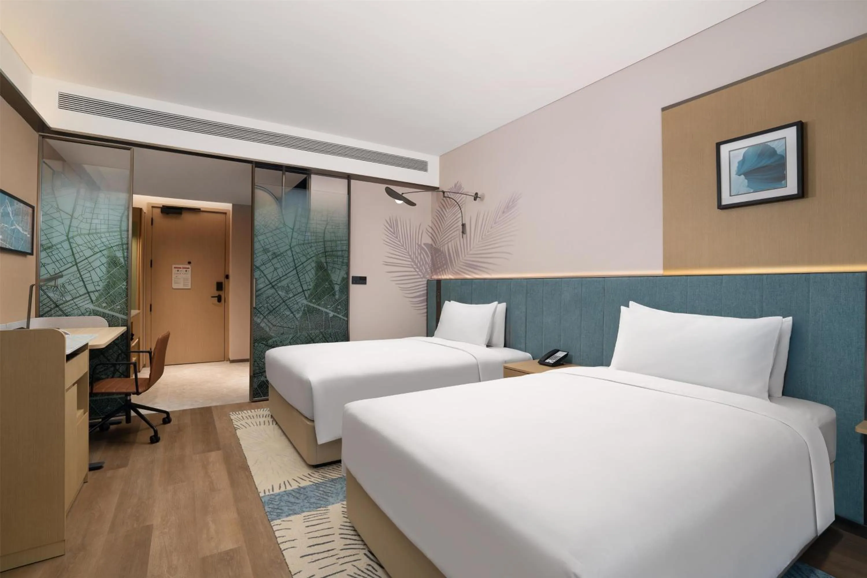 Bed in Hilton Garden Inn Chengde High-Tech Zone