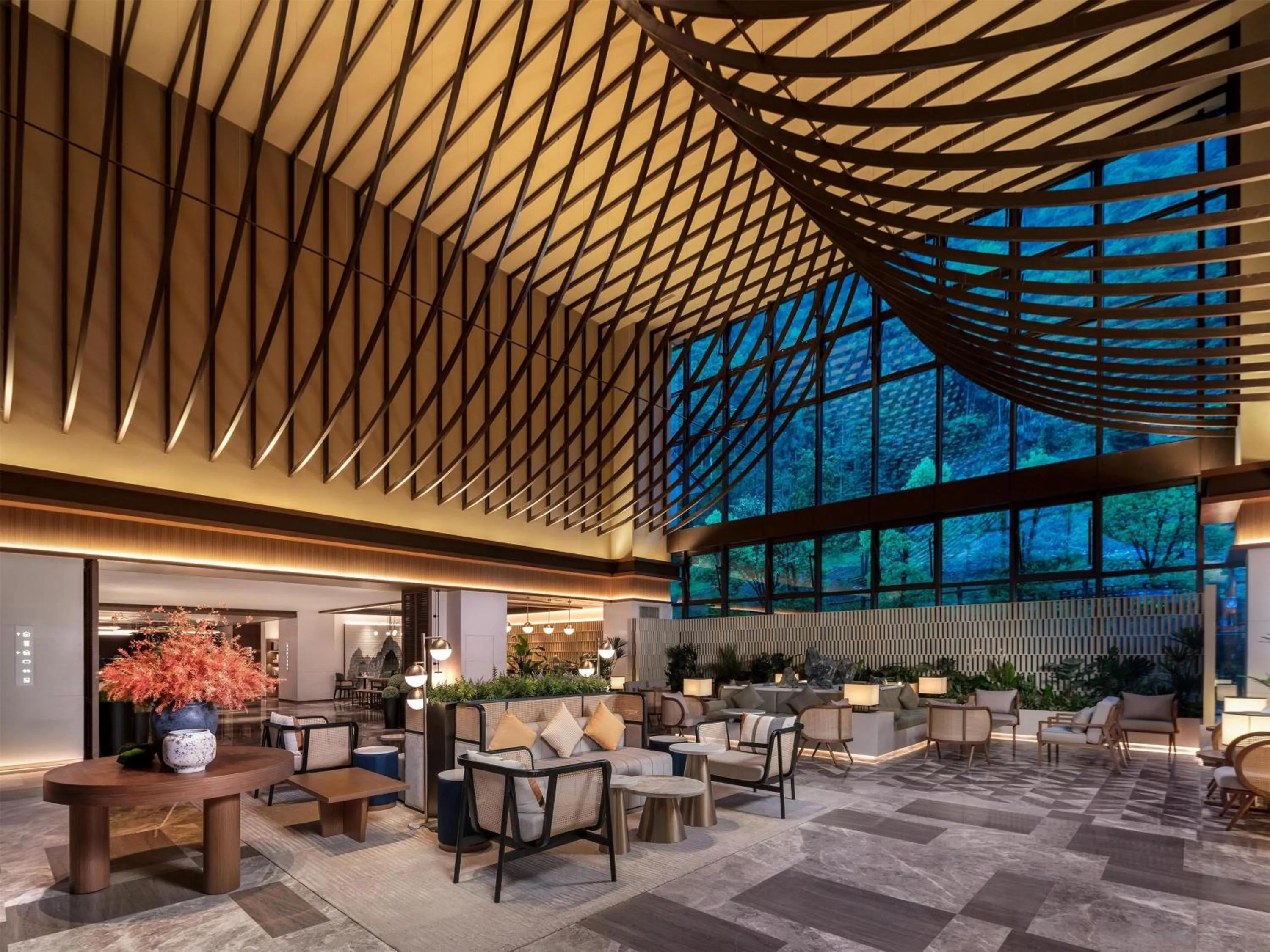 Lobby or reception in Hilton Garden Inn Zhangjiajie Wulingyuan