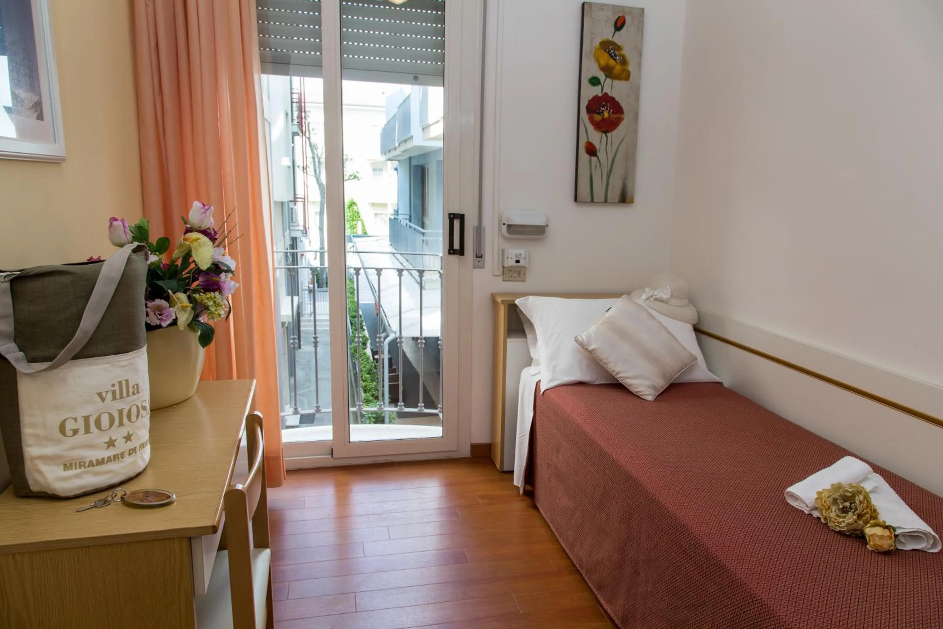 Bed in Villa Gioiosa Beach & Water Park B&B