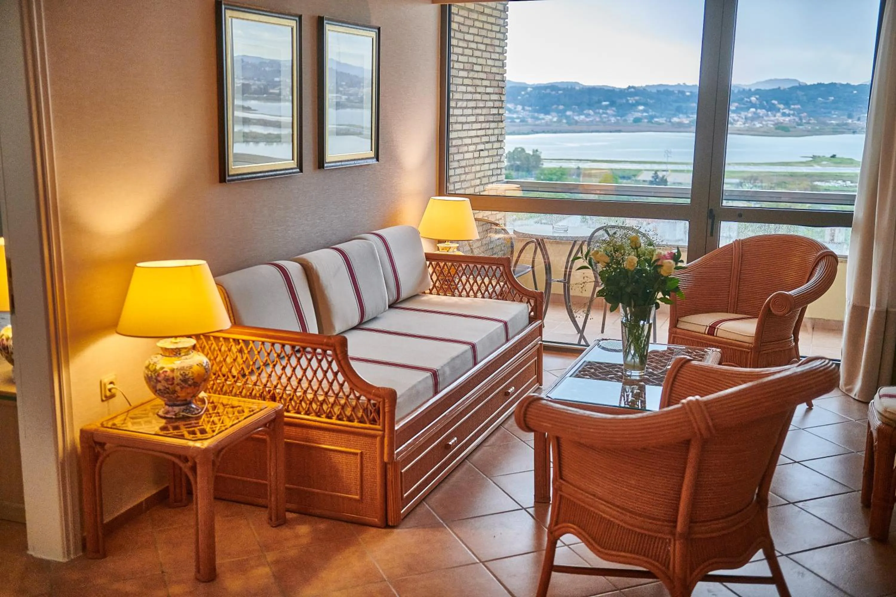 Living room in Divani Corfu Palace