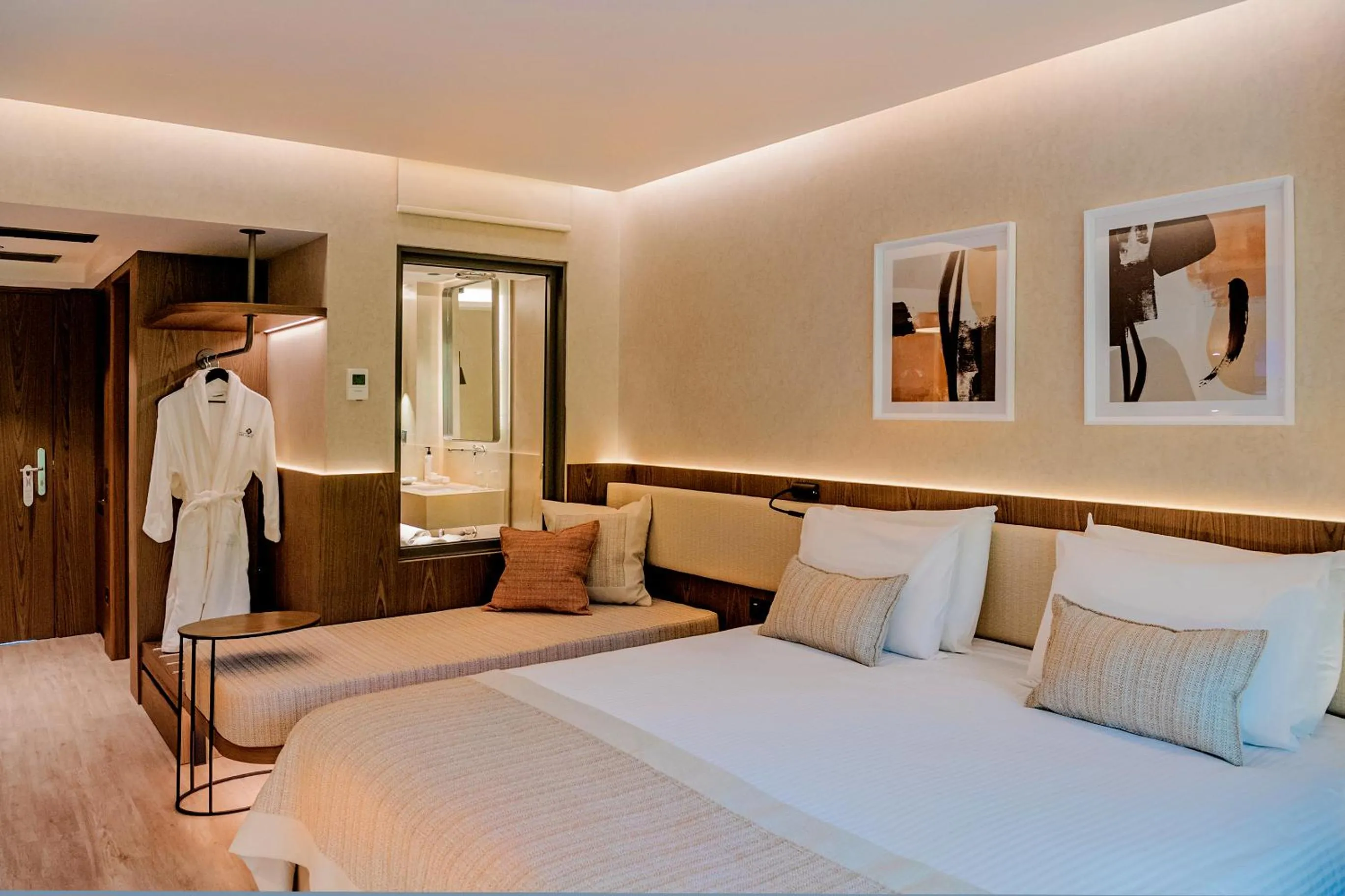 Bed in Divani Corfu Palace