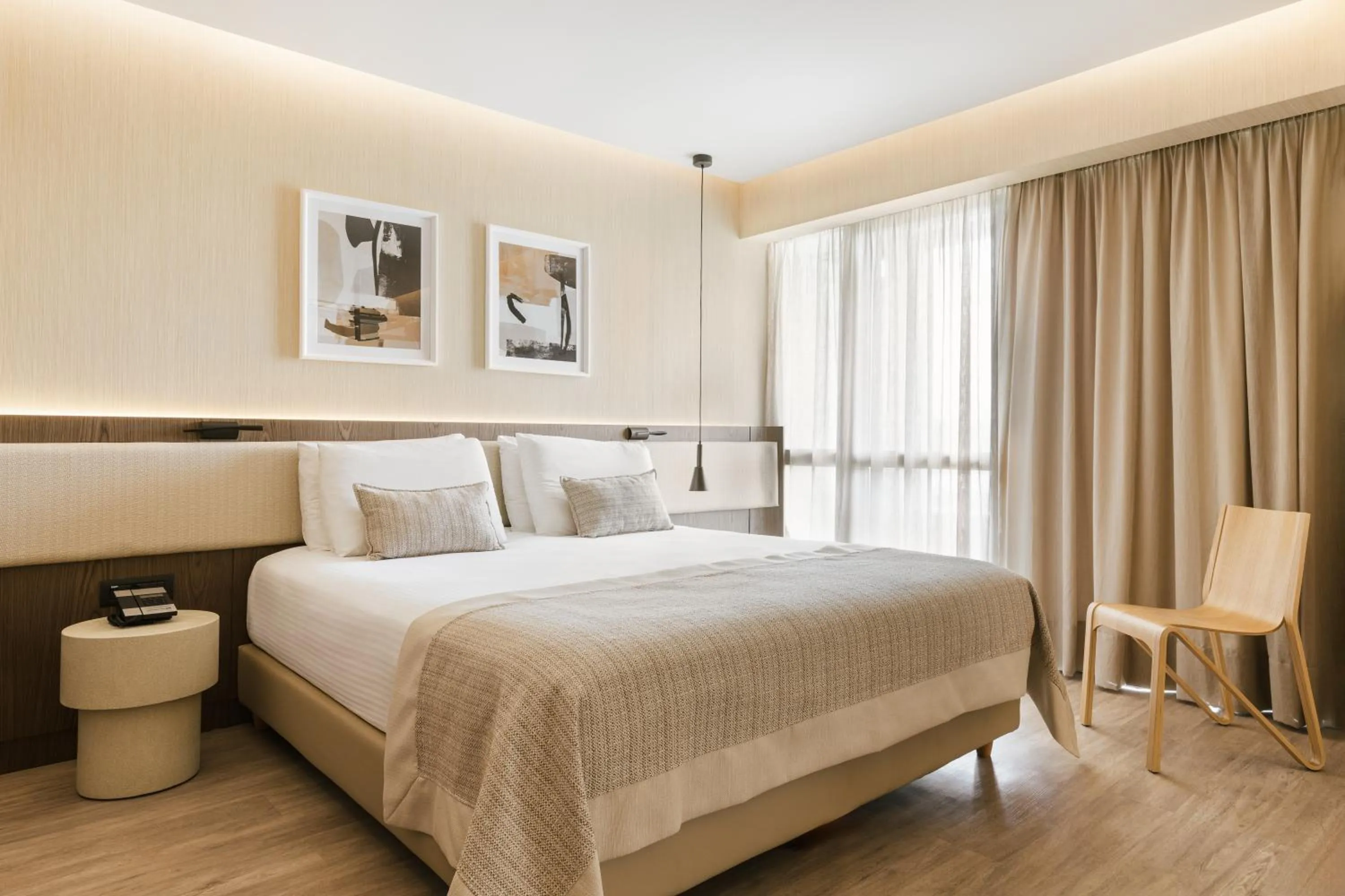 Bed in Divani Corfu Palace