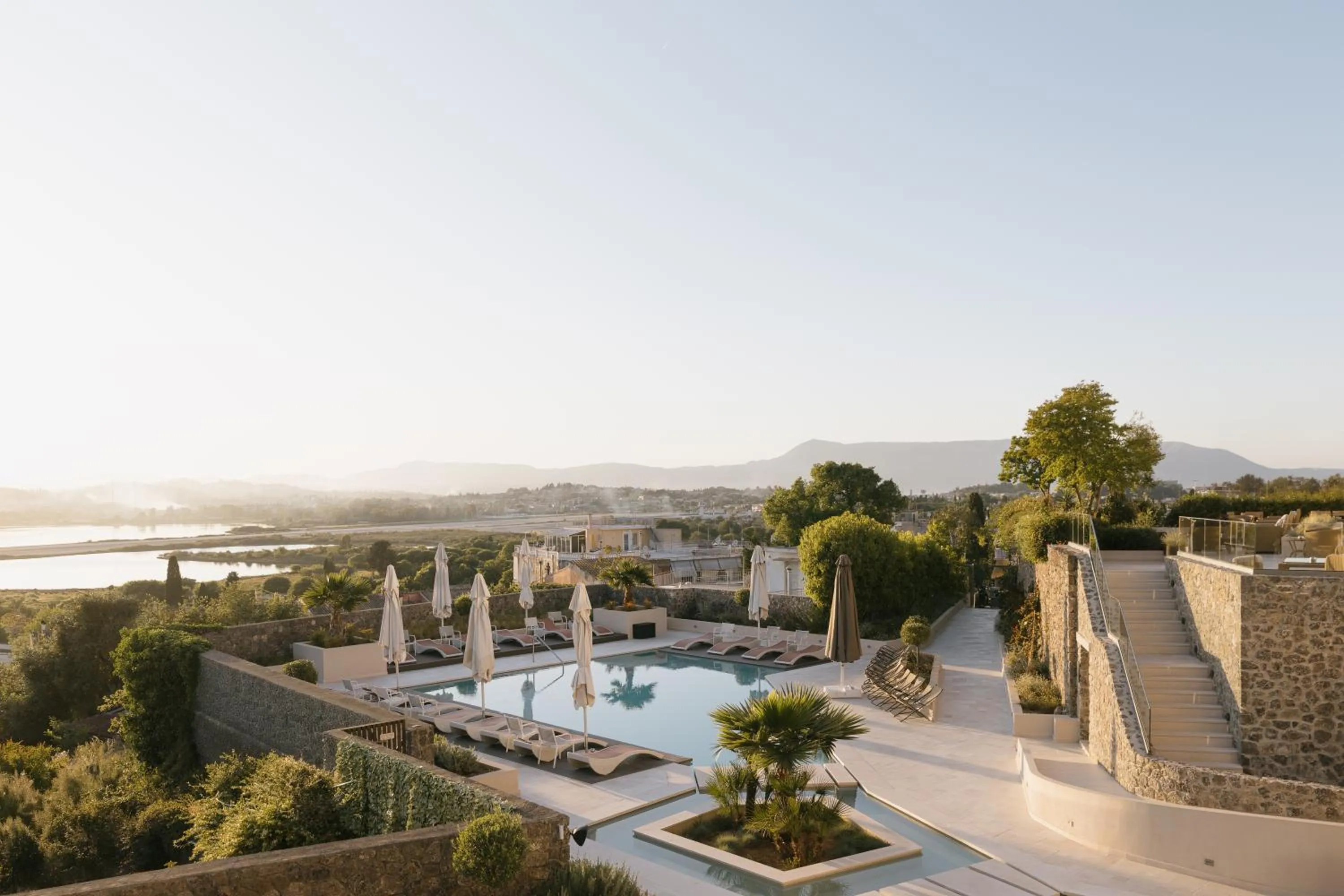 Swimming pool in Divani Corfu Palace