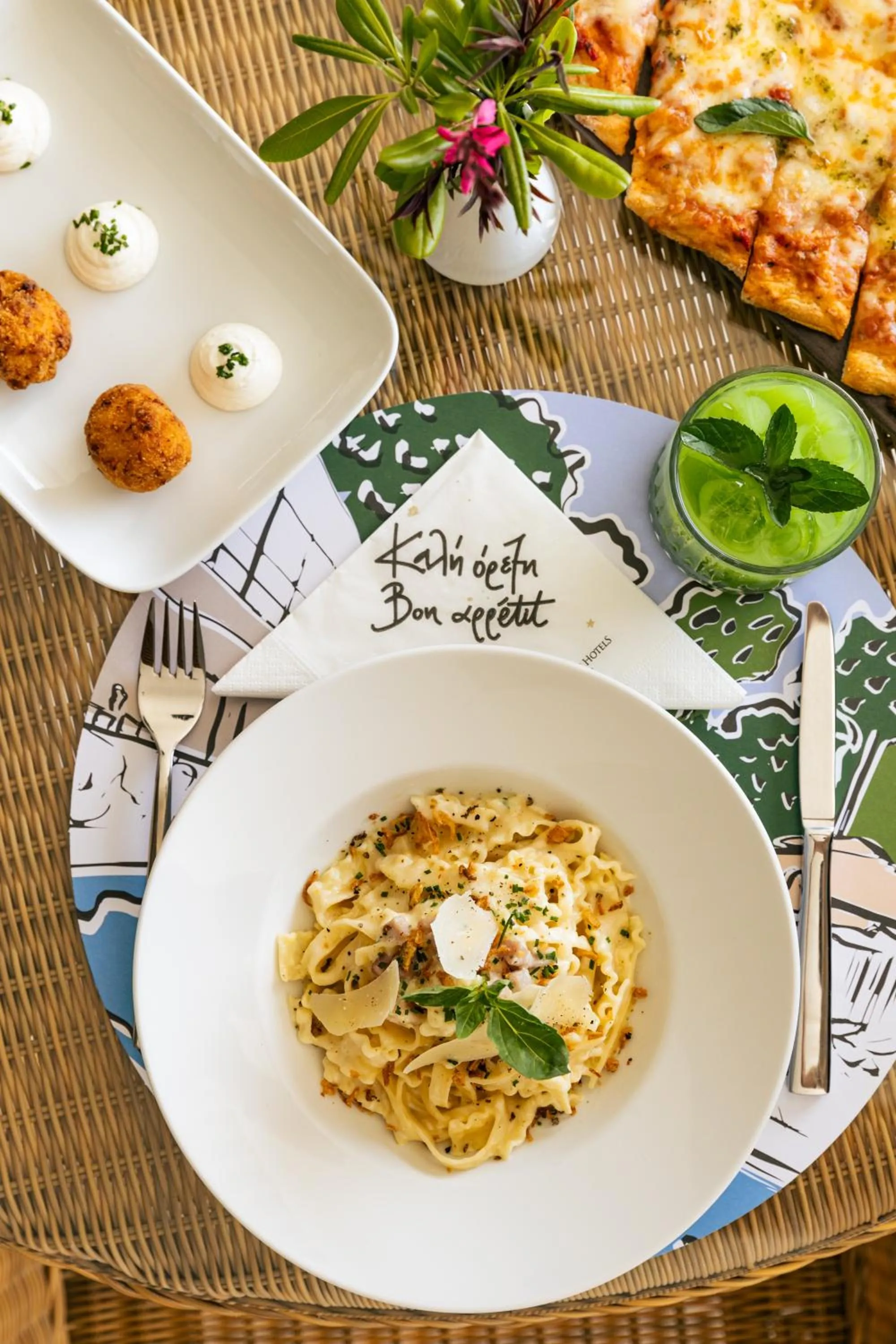 Food and drinks in Divani Corfu Palace