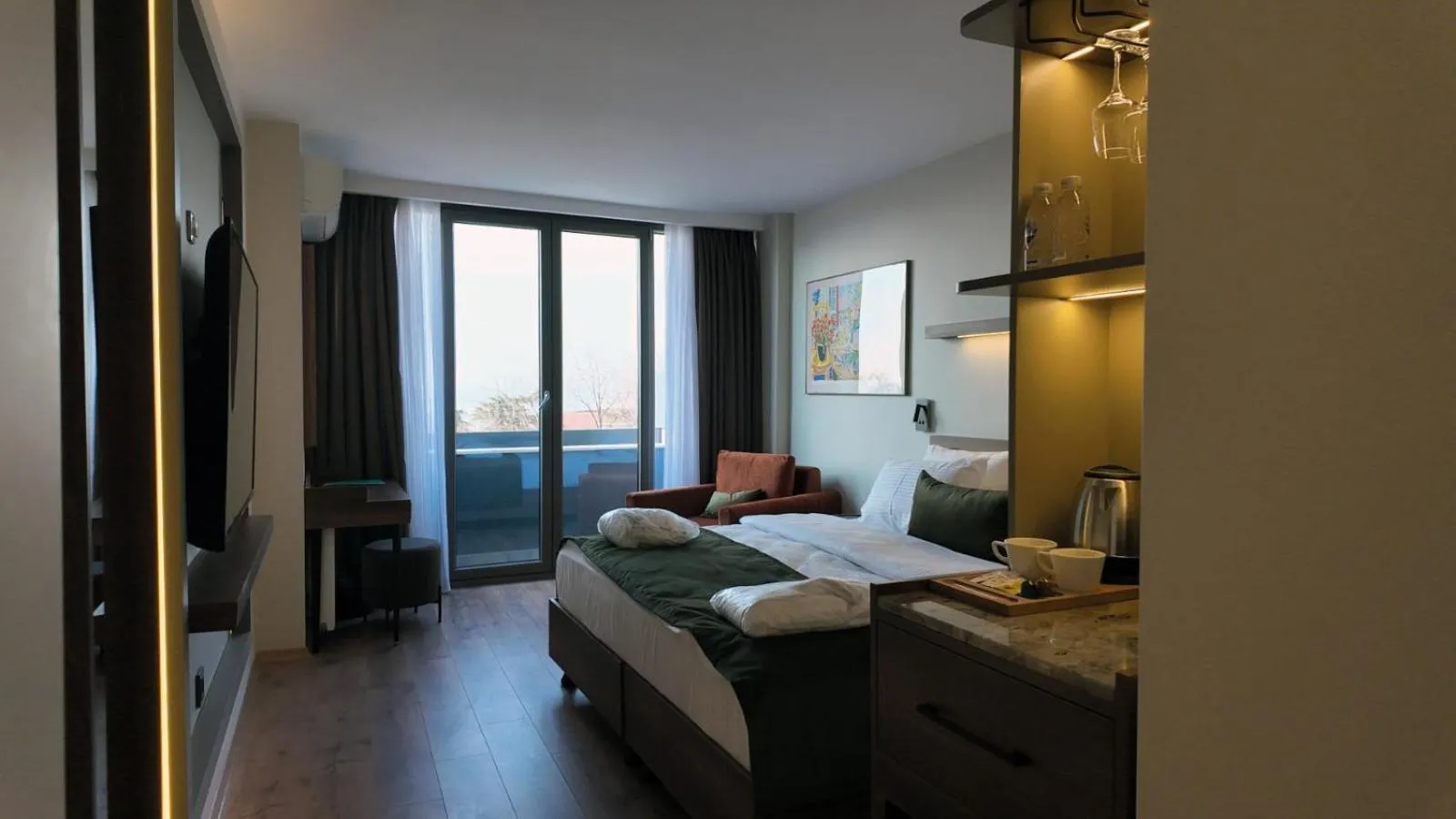 Bed in Yıldız Termal Otel