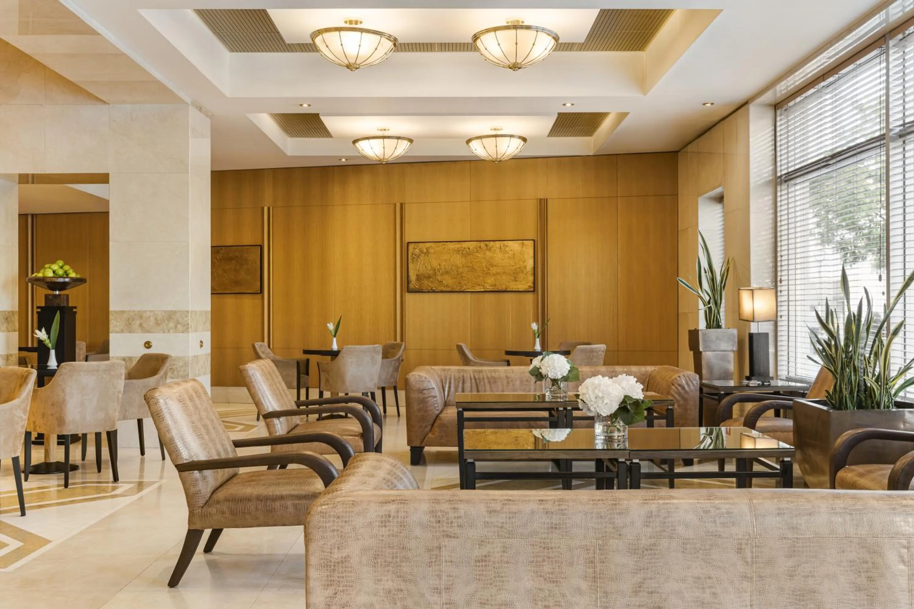 Seating area in Divani Palace Larissa