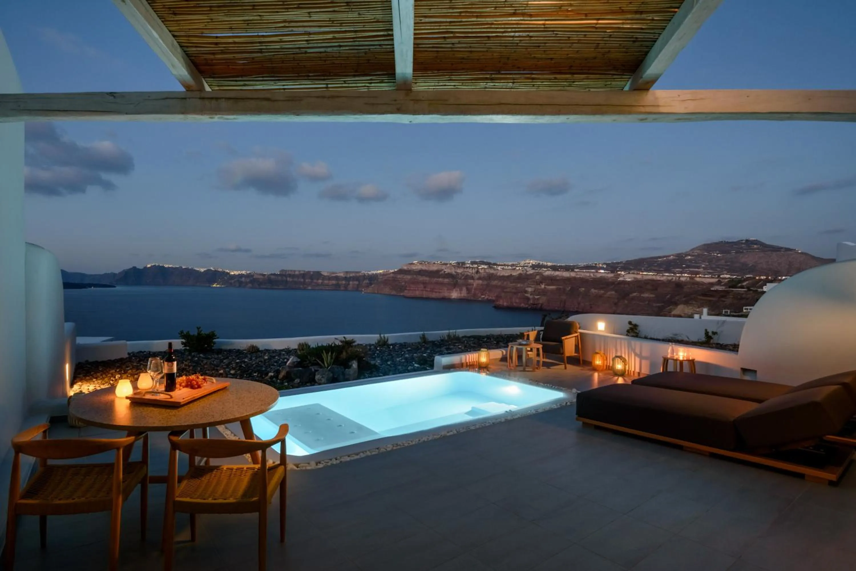 Patio in Neptune Luxury Suites