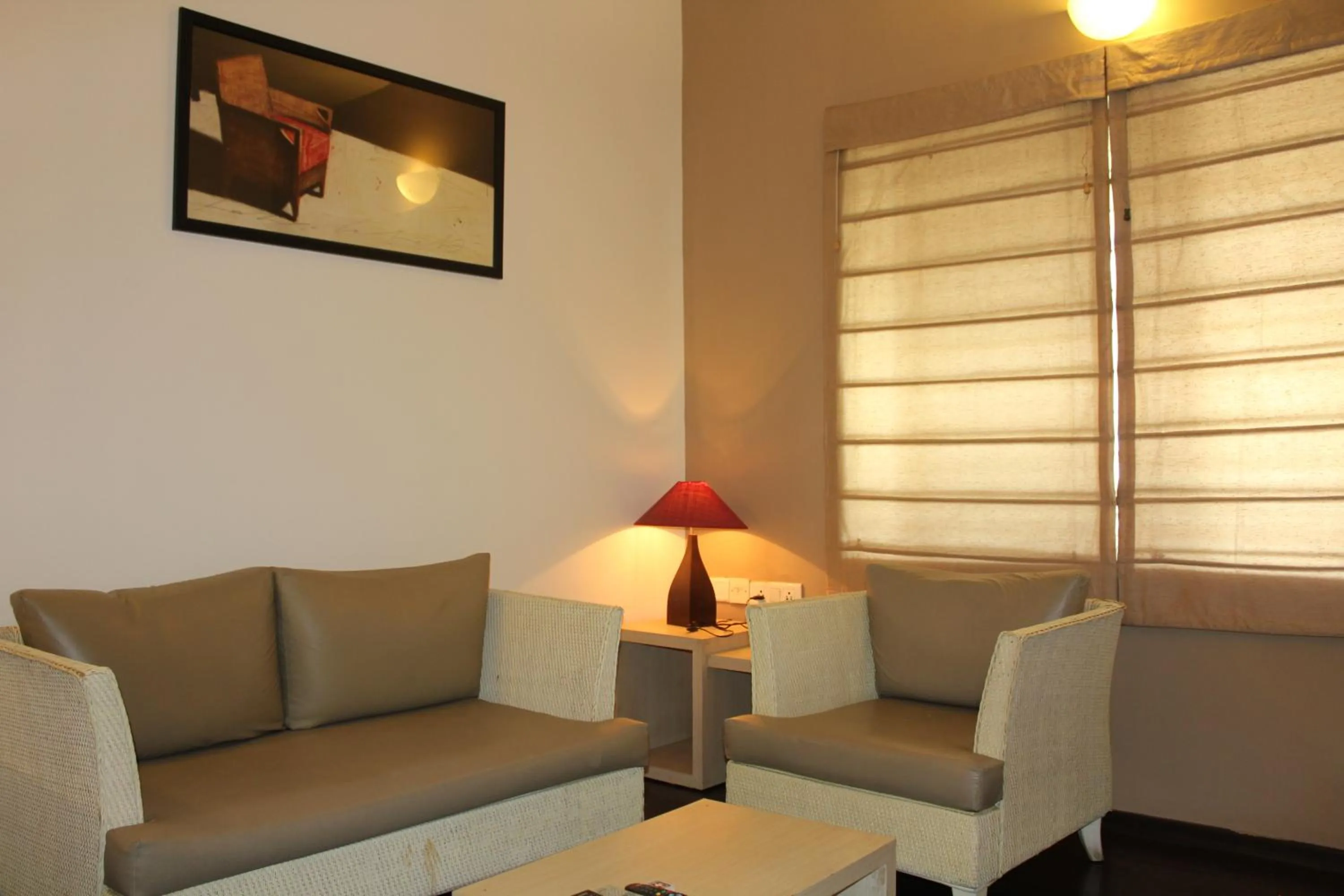 Living room in AMC Comforts