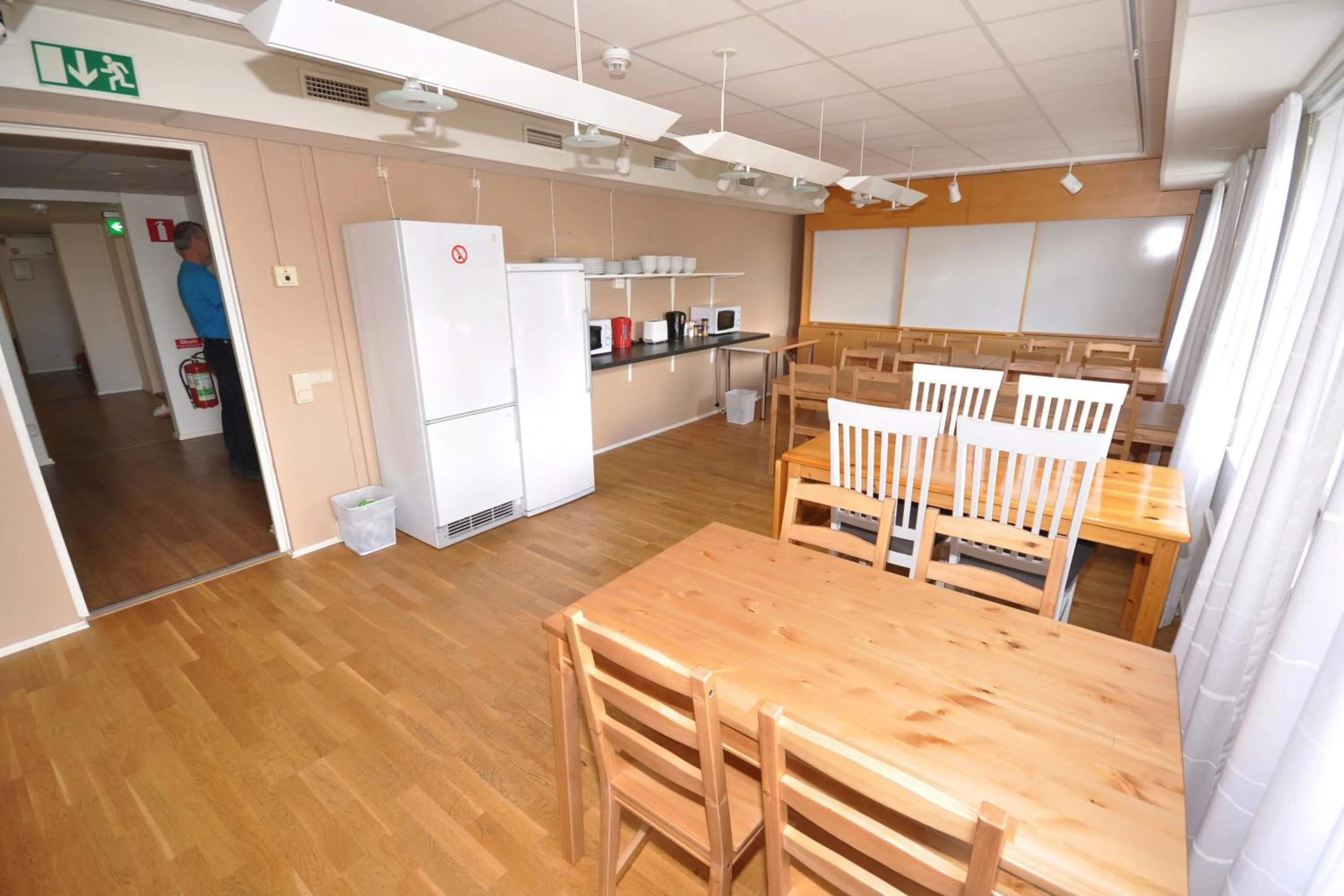 Decorative detail in Brandbergens Vandrarhem