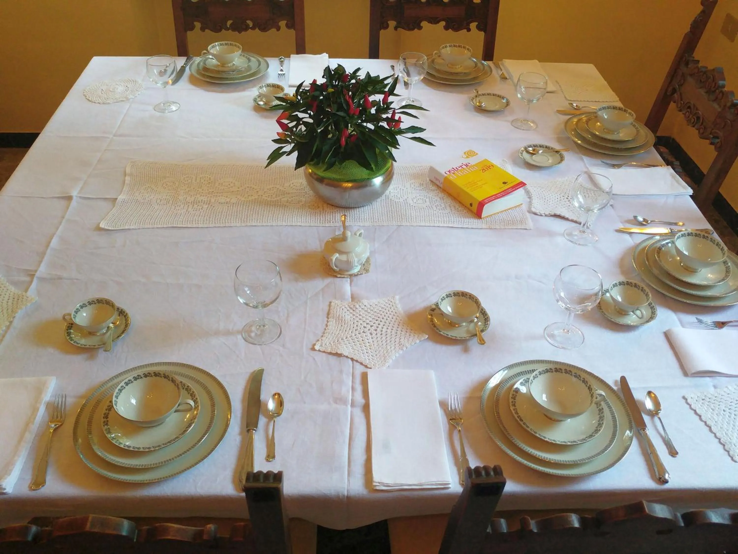 Dining area in Villa Liberty B&B