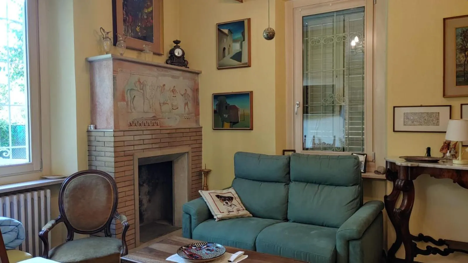 Living room in Villa Liberty B&B