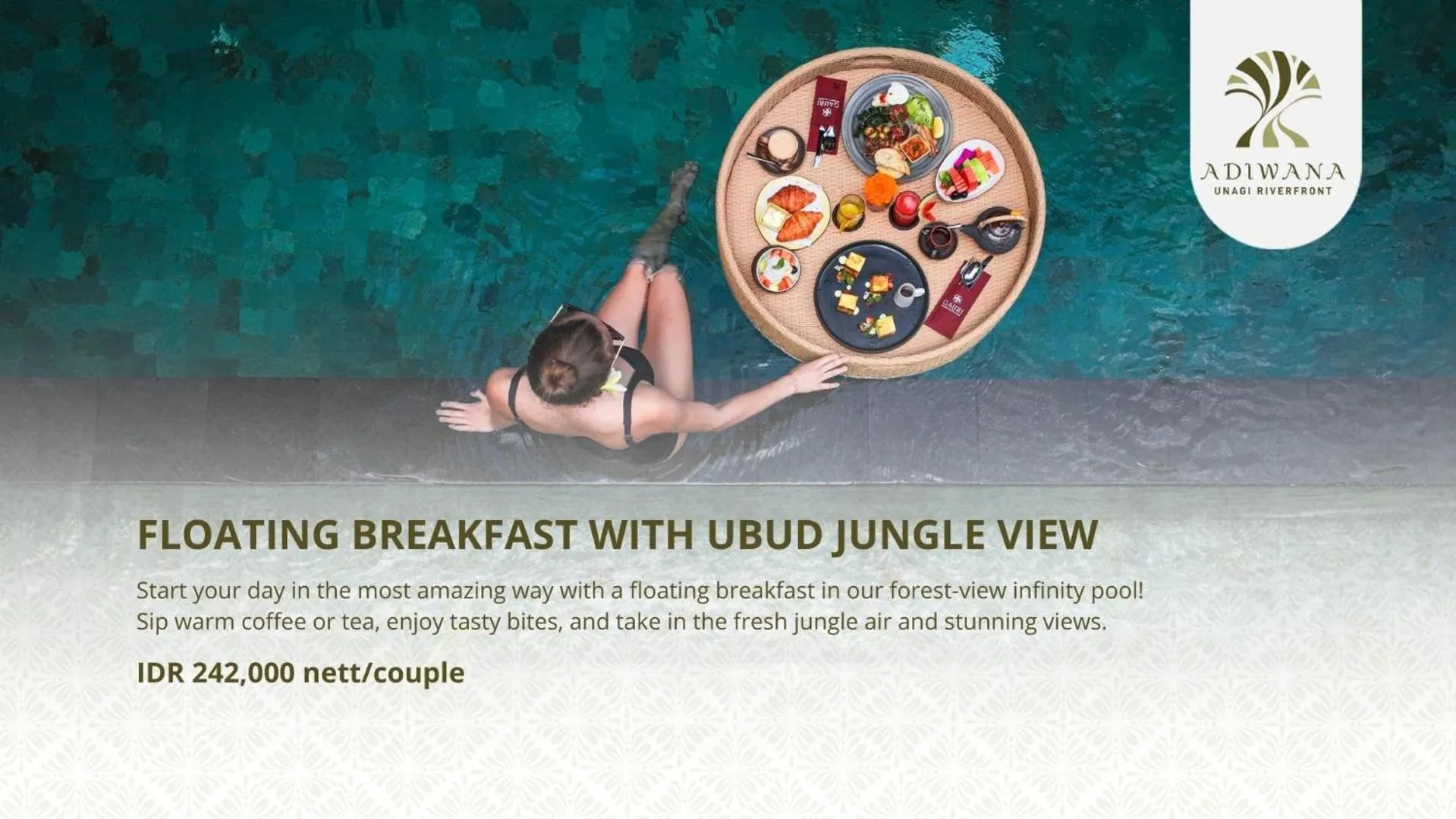 Swimming pool in Adiwana Unagi Riverfront