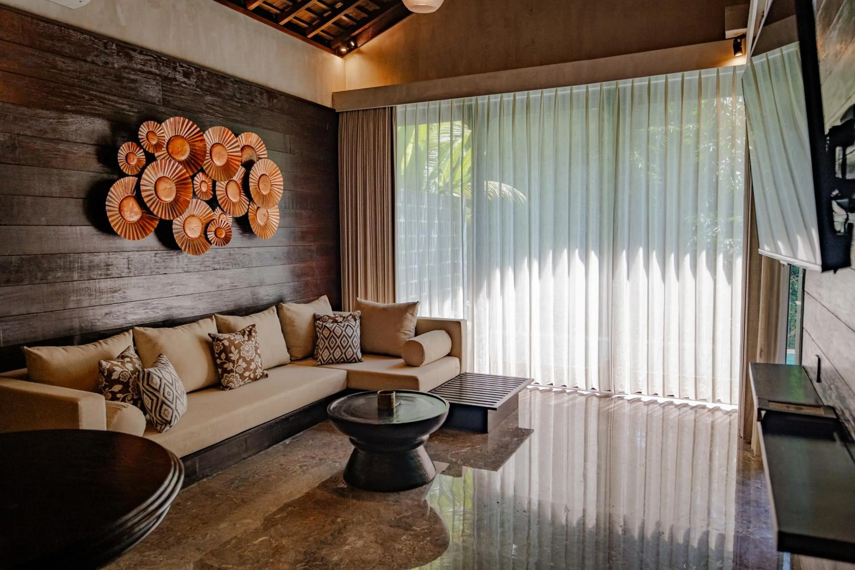 Living room in Adiwana Unagi Riverfront