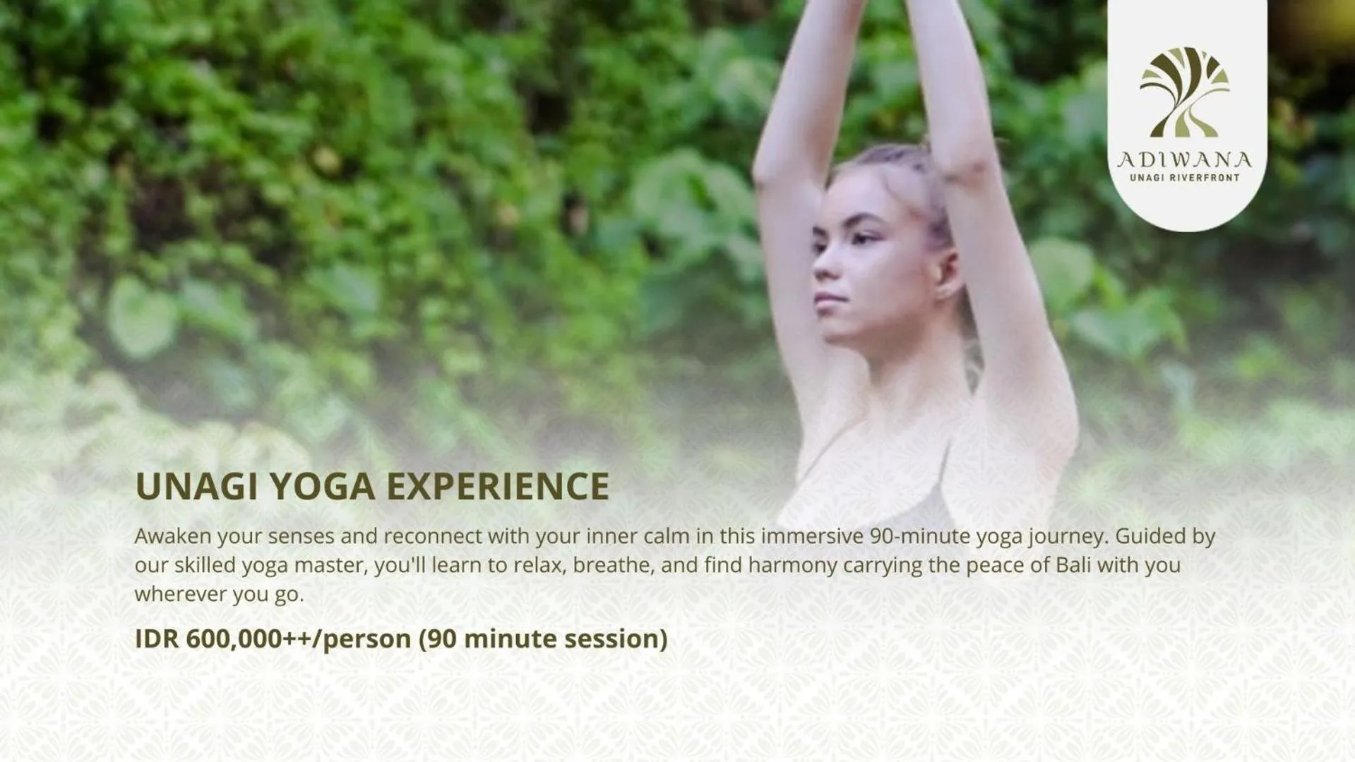 Spa and wellness centre/facilities in Adiwana Unagi Riverfront