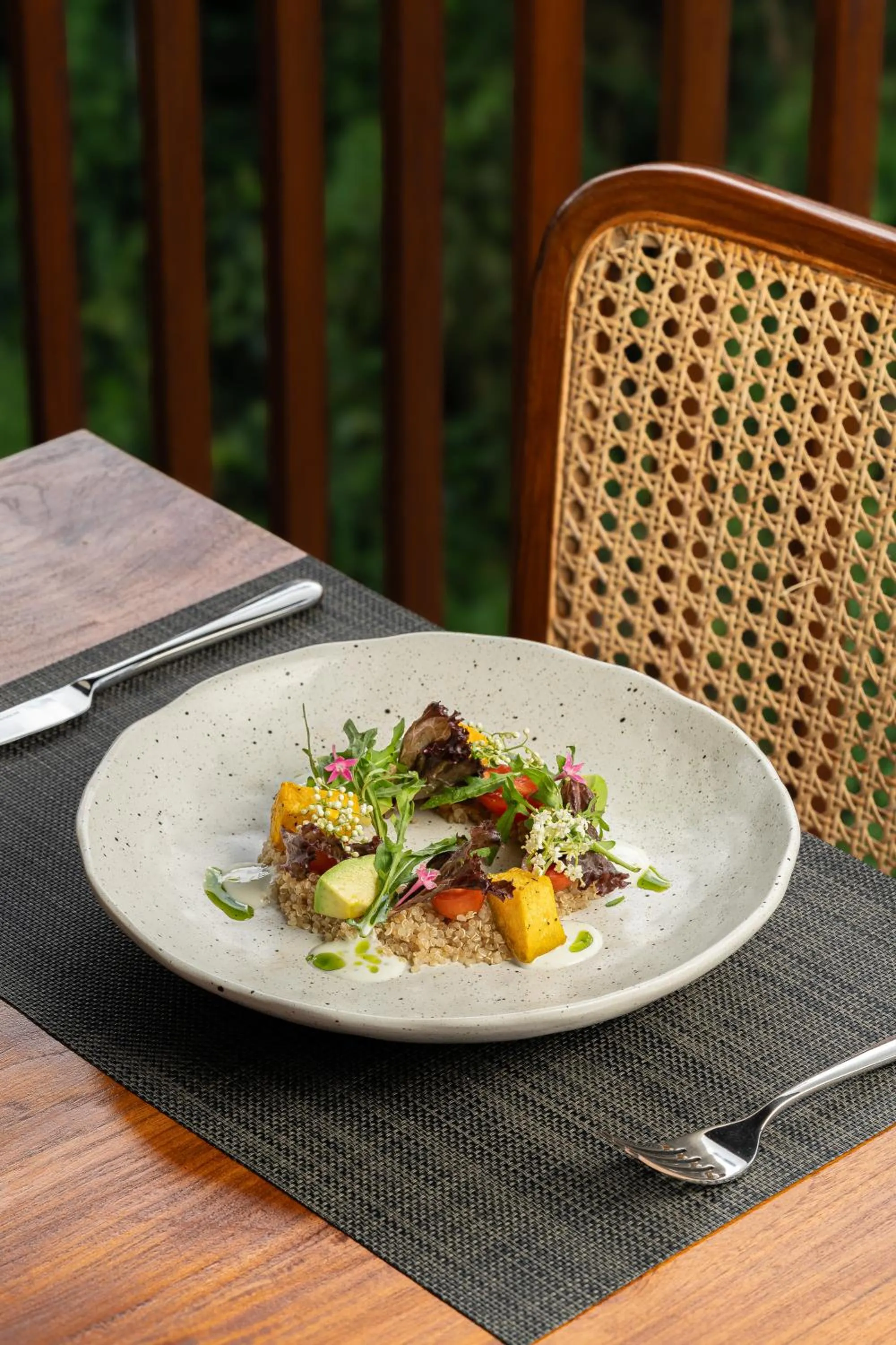 Food close-up in Adiwana Unagi Riverfront