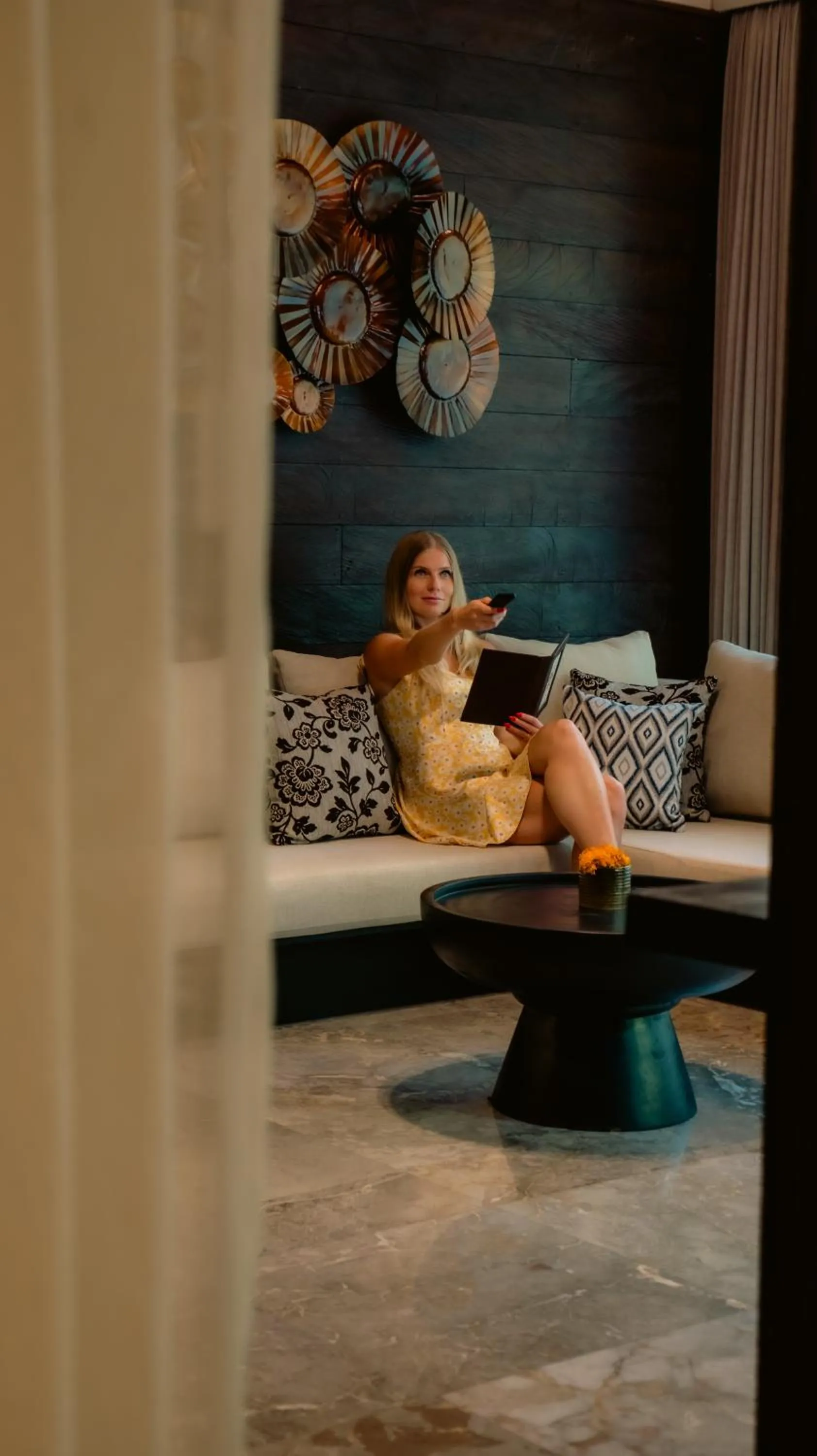 Bed in Adiwana Unagi Riverfront