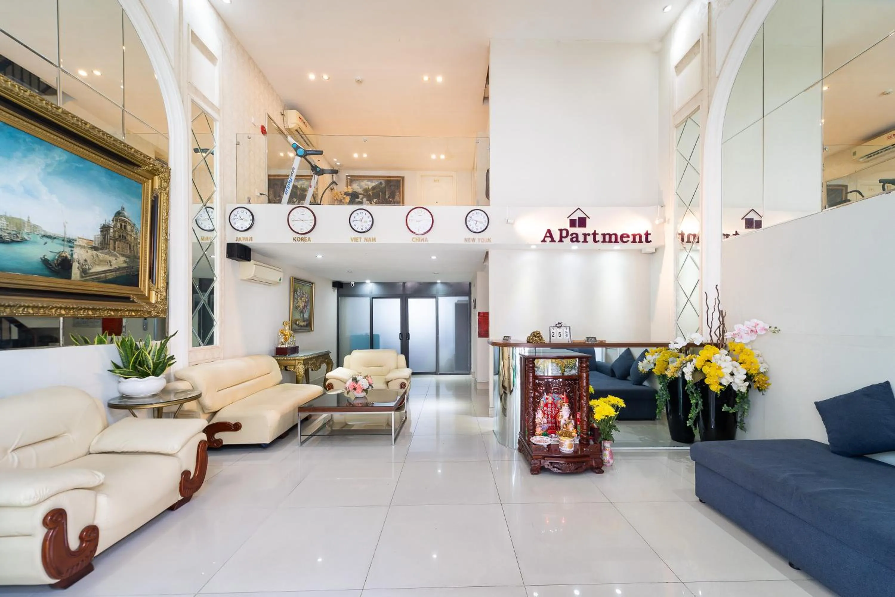 Living room in WIN hotel & Apartment