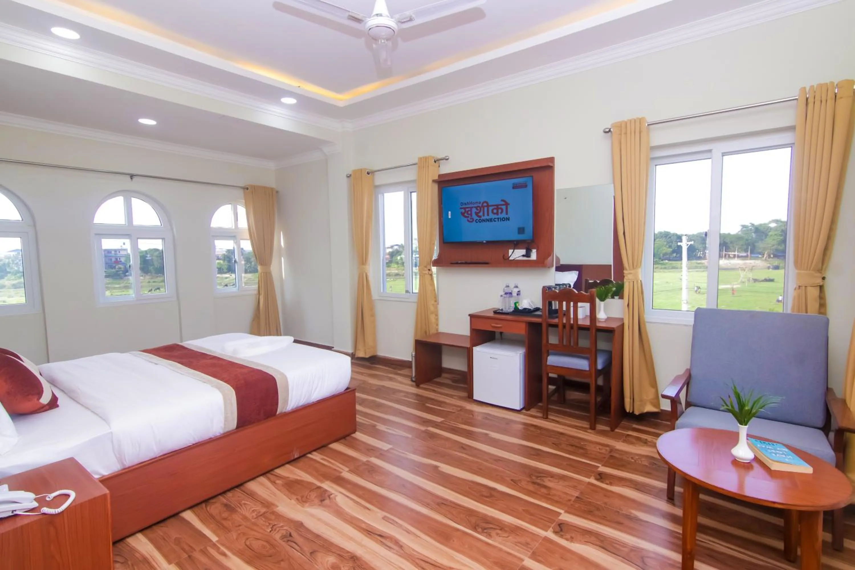 TV and multimedia, Bed in Hotel Yatra Sauraha Pvt Ltd