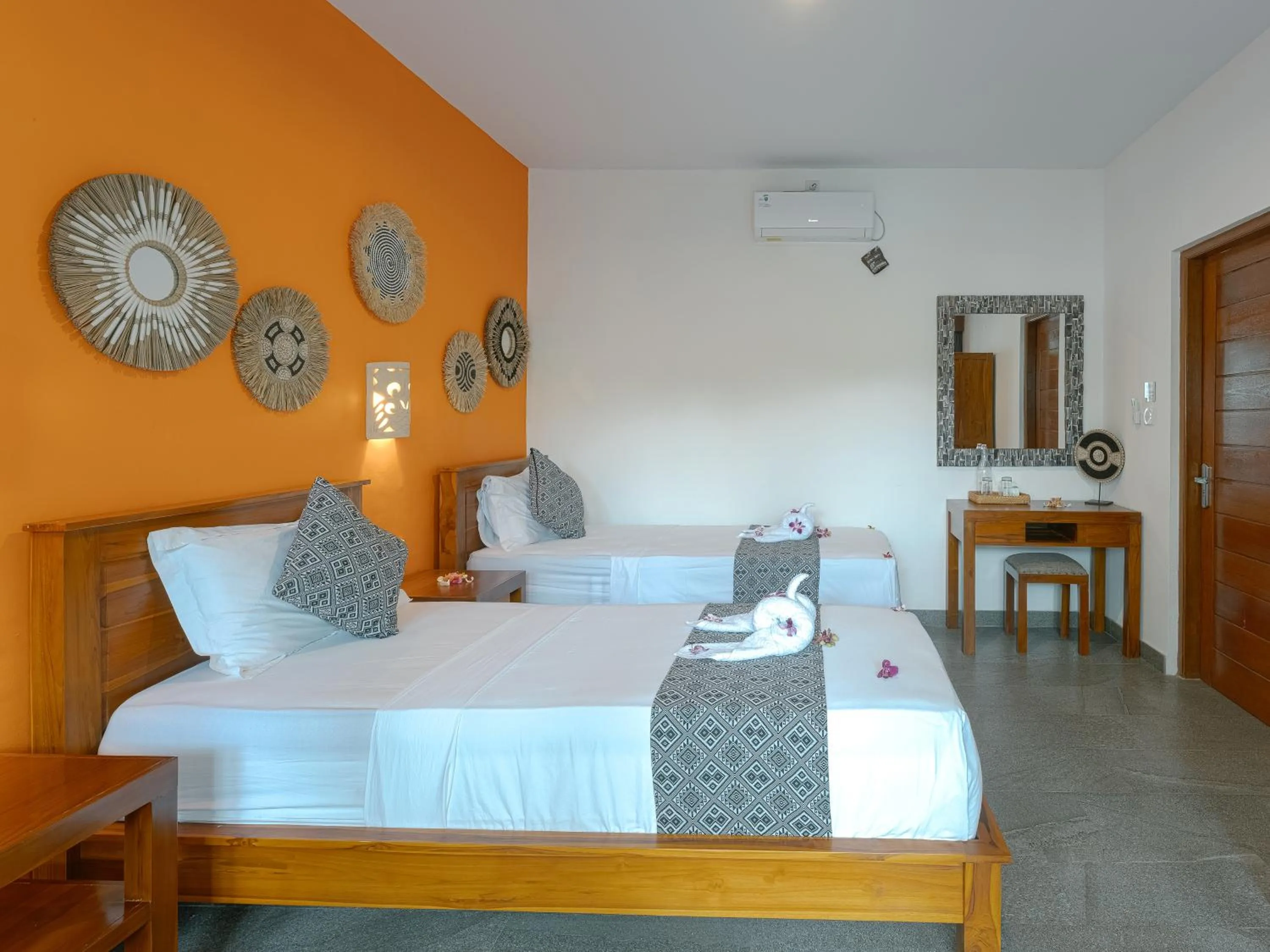 Bed in Bubu Homestay Tulamben