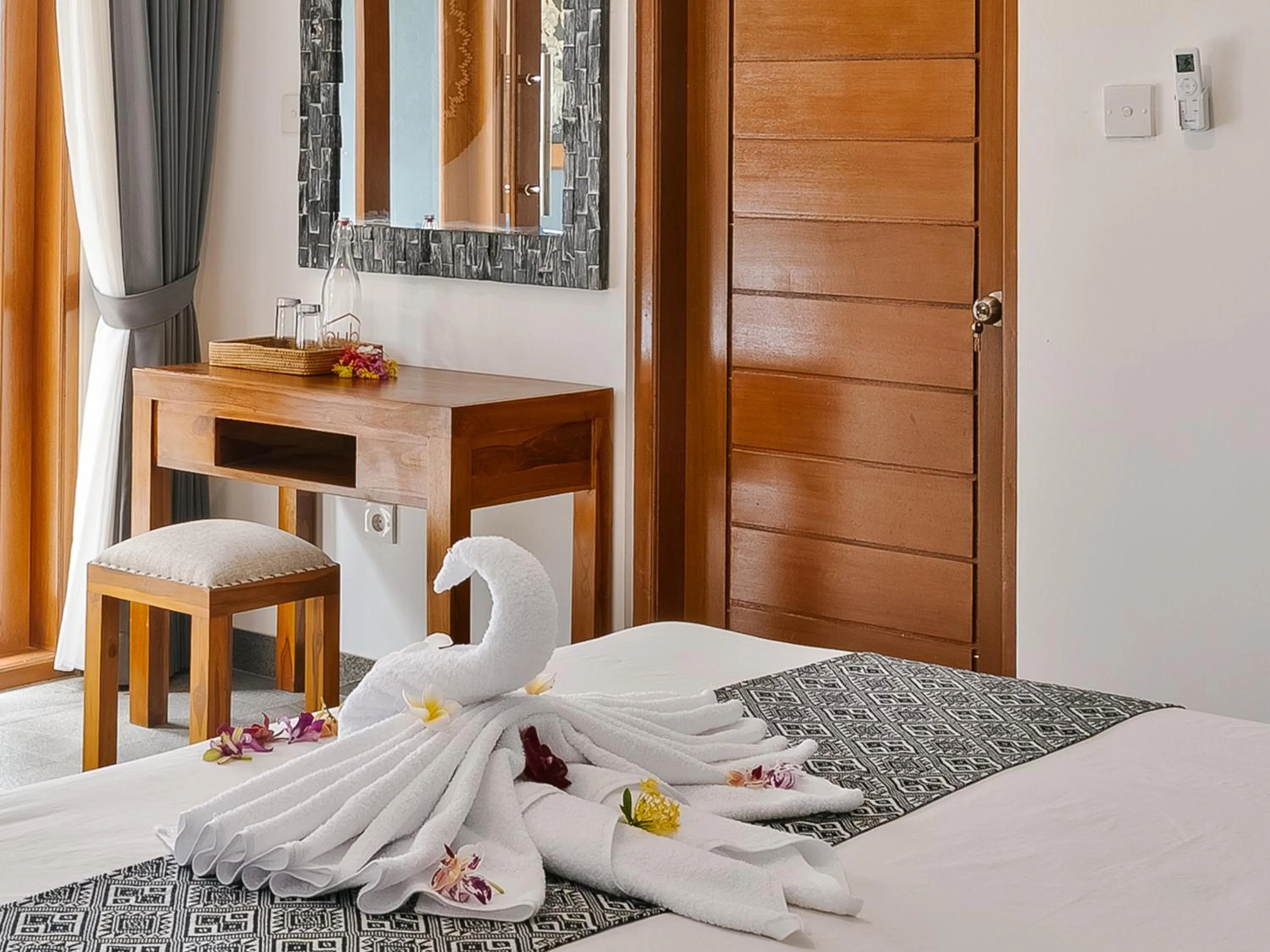 Bed in Bubu Homestay Tulamben