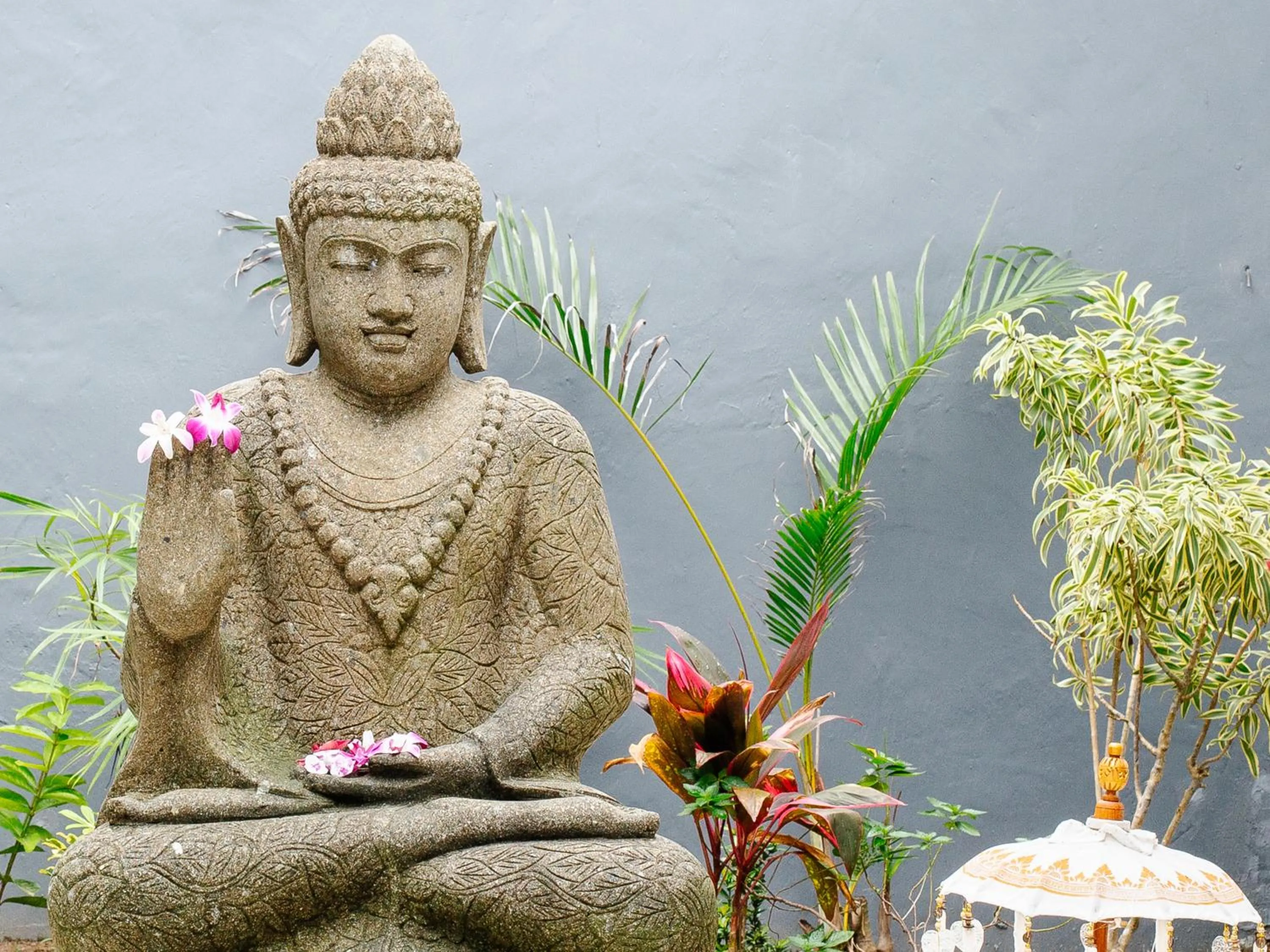 Garden in Bubu Homestay Tulamben