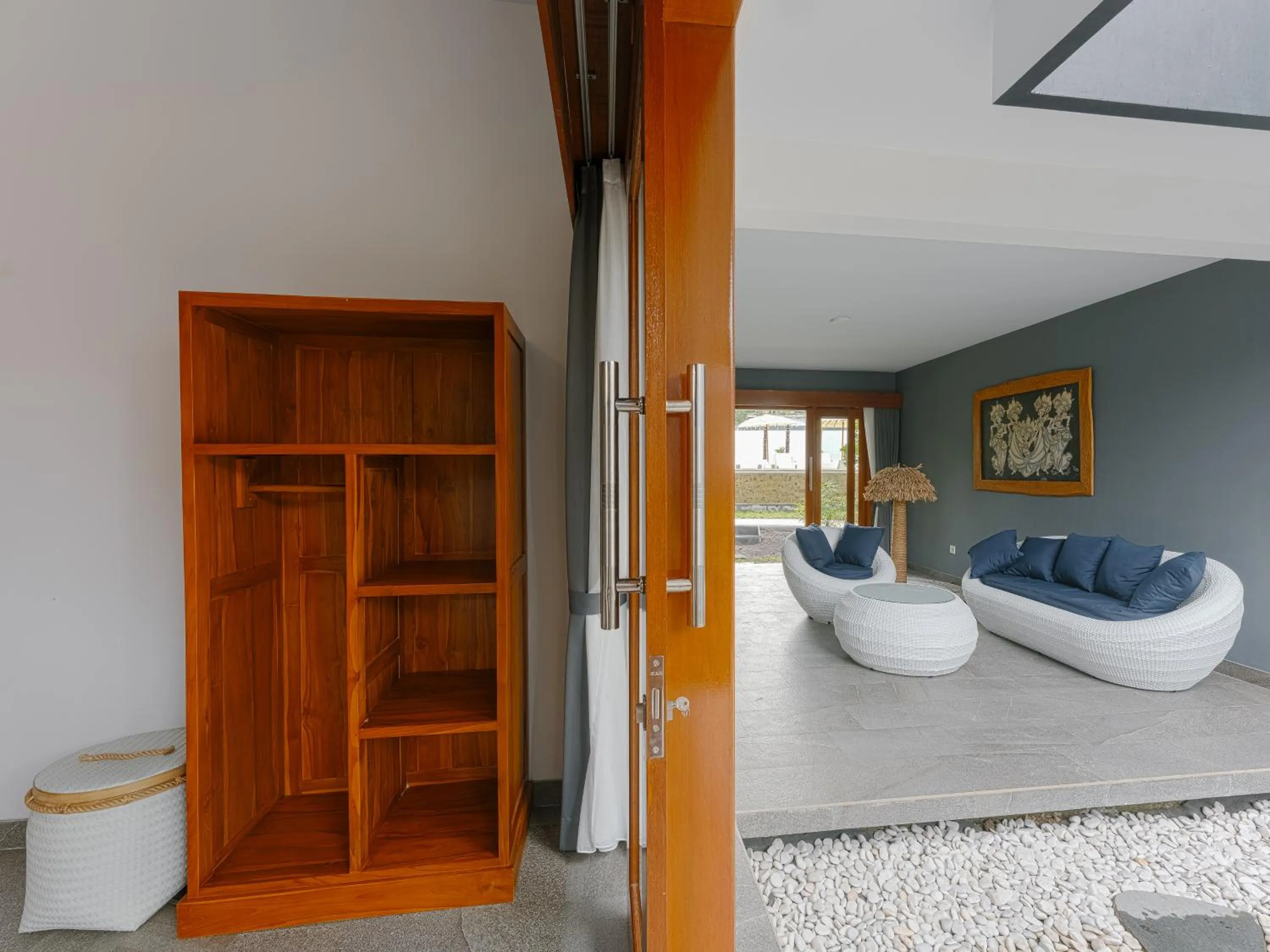 Living room in Bubu Homestay Tulamben