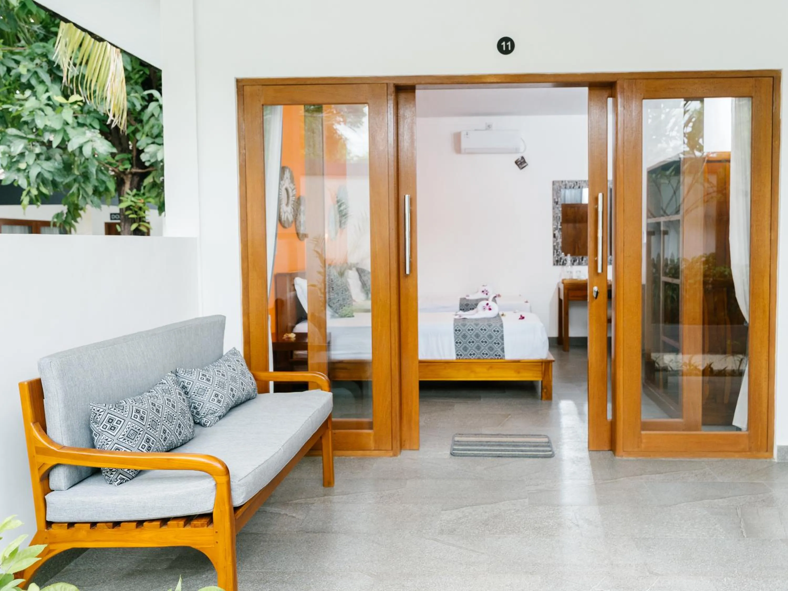 Balcony/Terrace in Bubu Homestay Tulamben