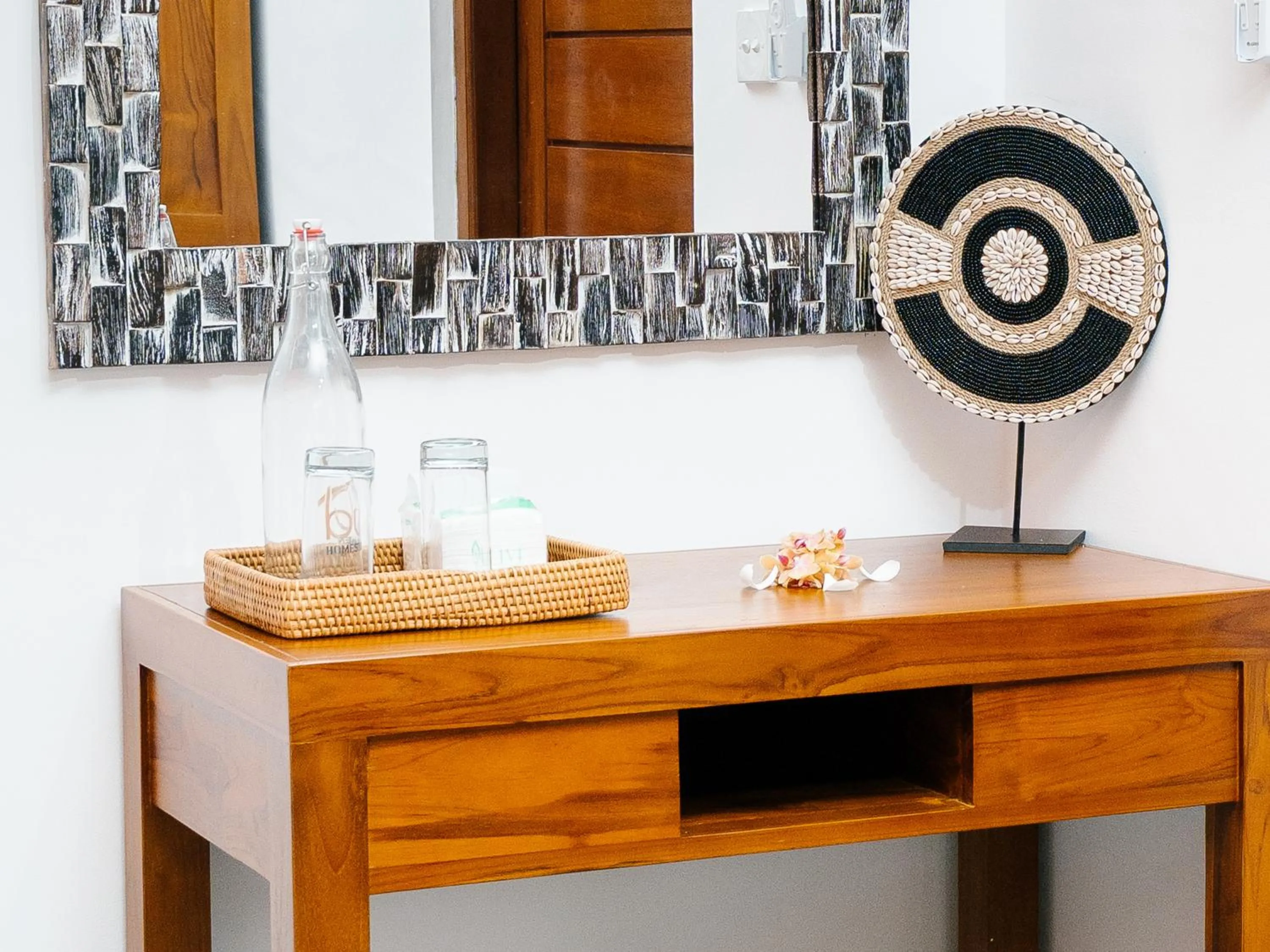 Decorative detail in Bubu Homestay Tulamben