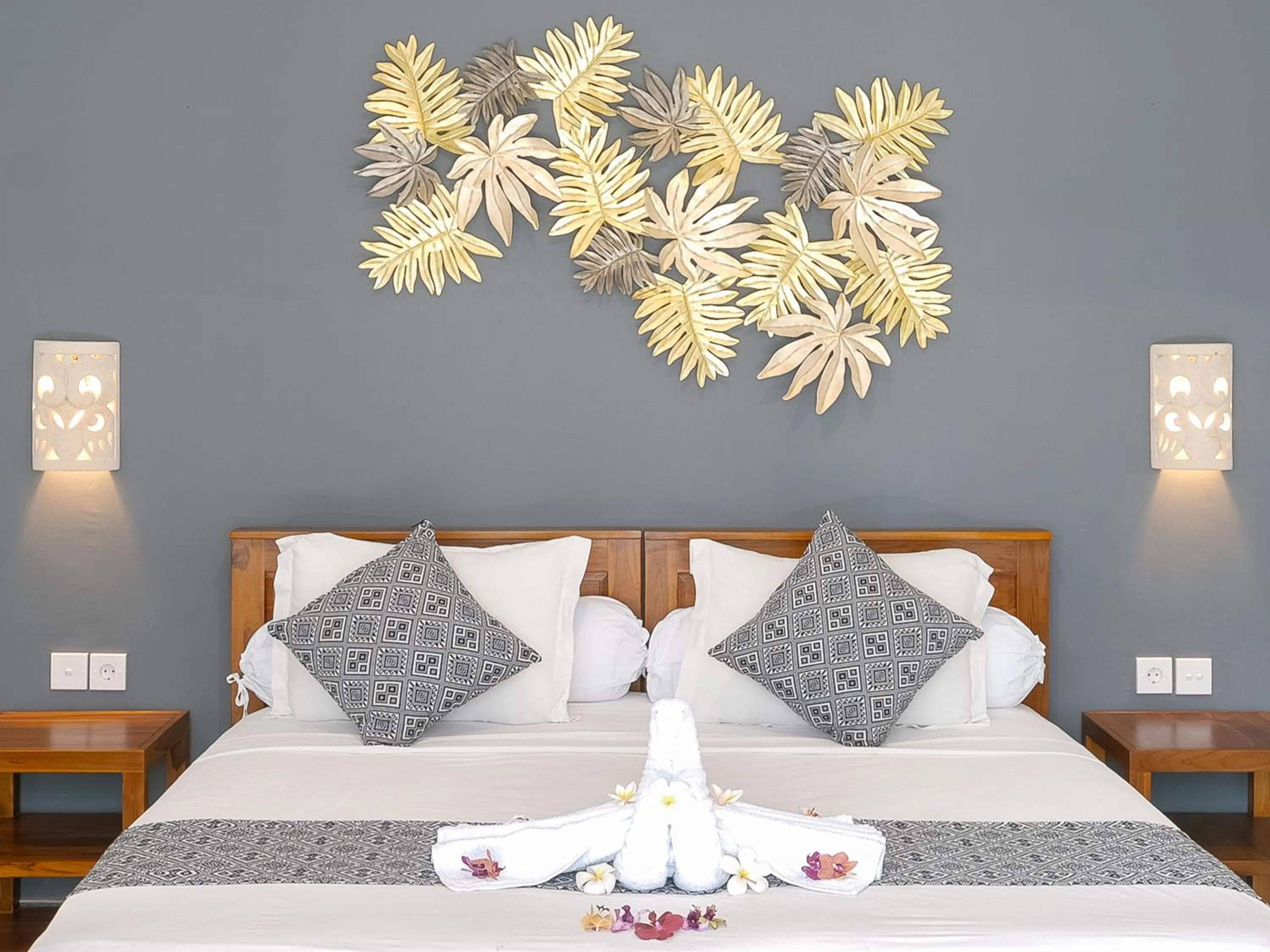 Bed in Bubu Homestay Tulamben