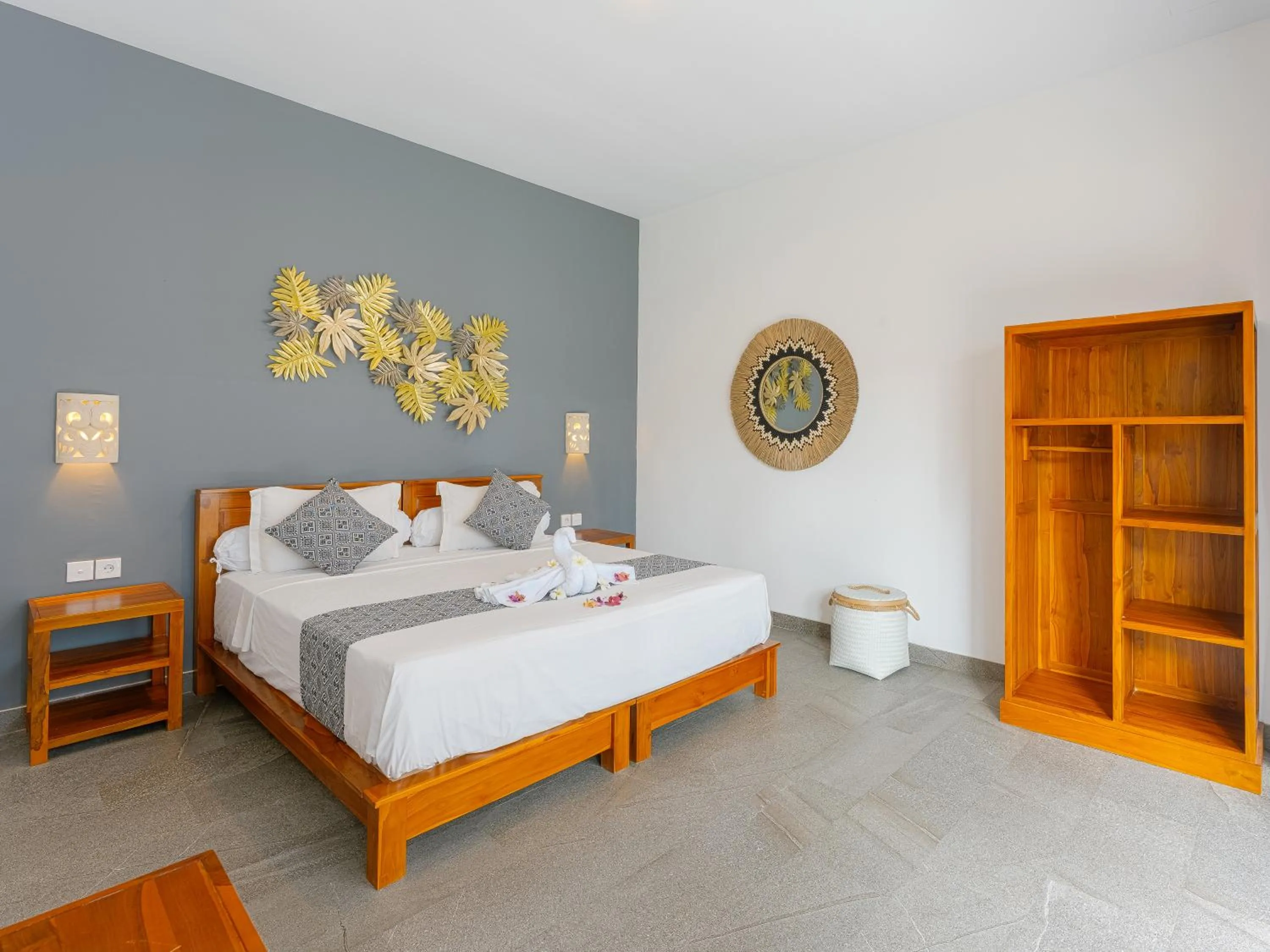 Bed in Bubu Homestay Tulamben