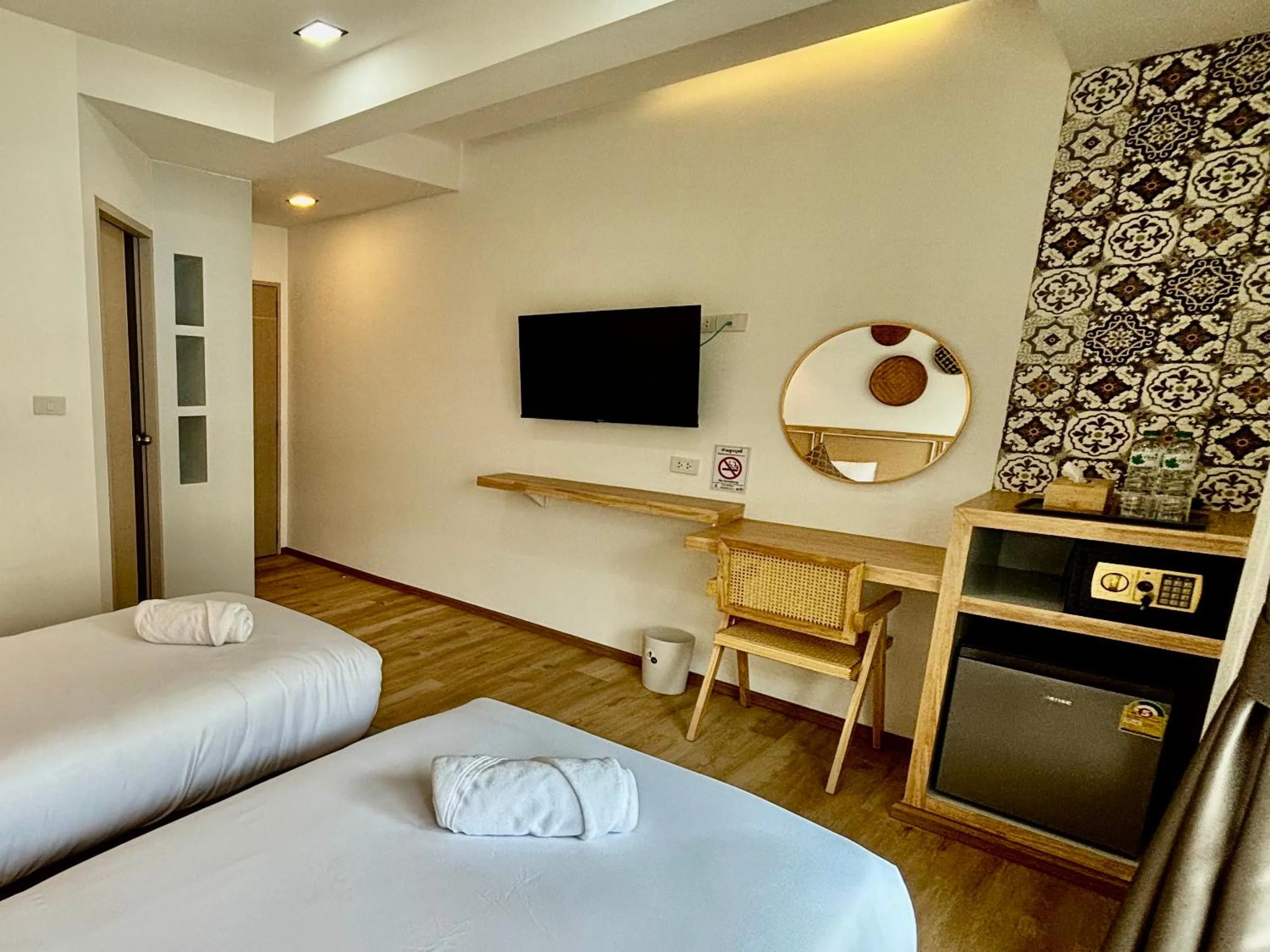 Bed in Charm Hostel at Pratumnak