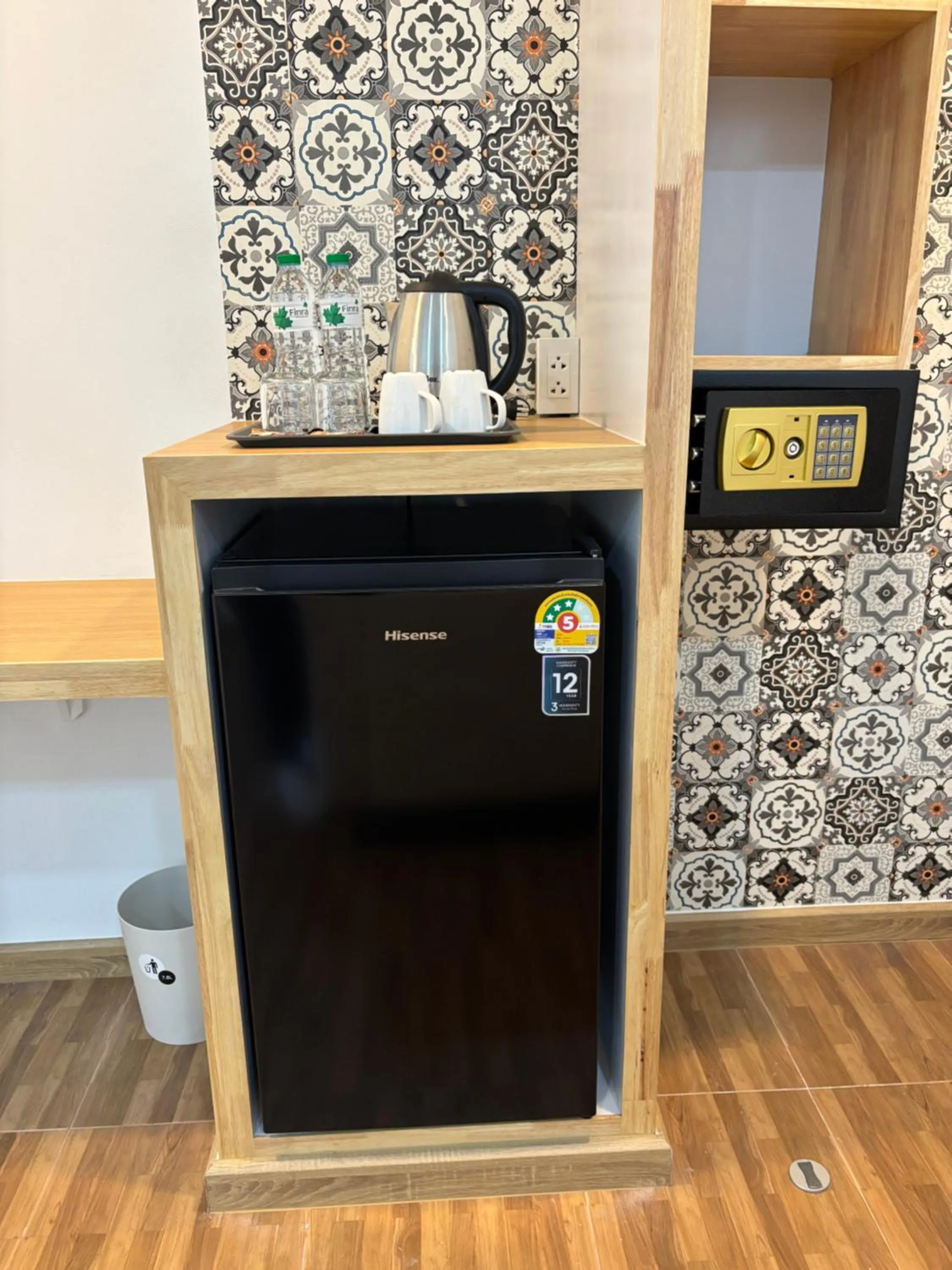 safe in Charm Hostel at Pratumnak