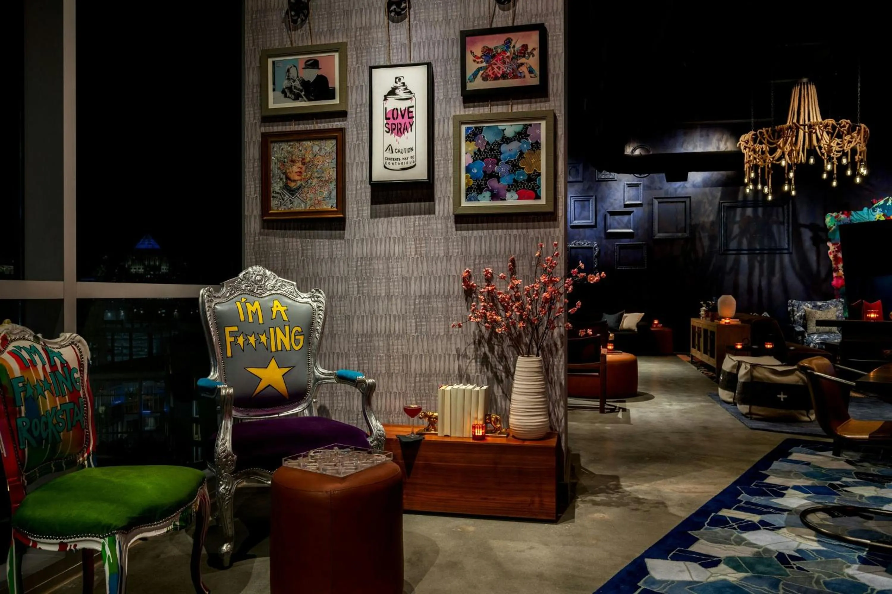 Lobby or reception in Moxy Charlotte Downtown