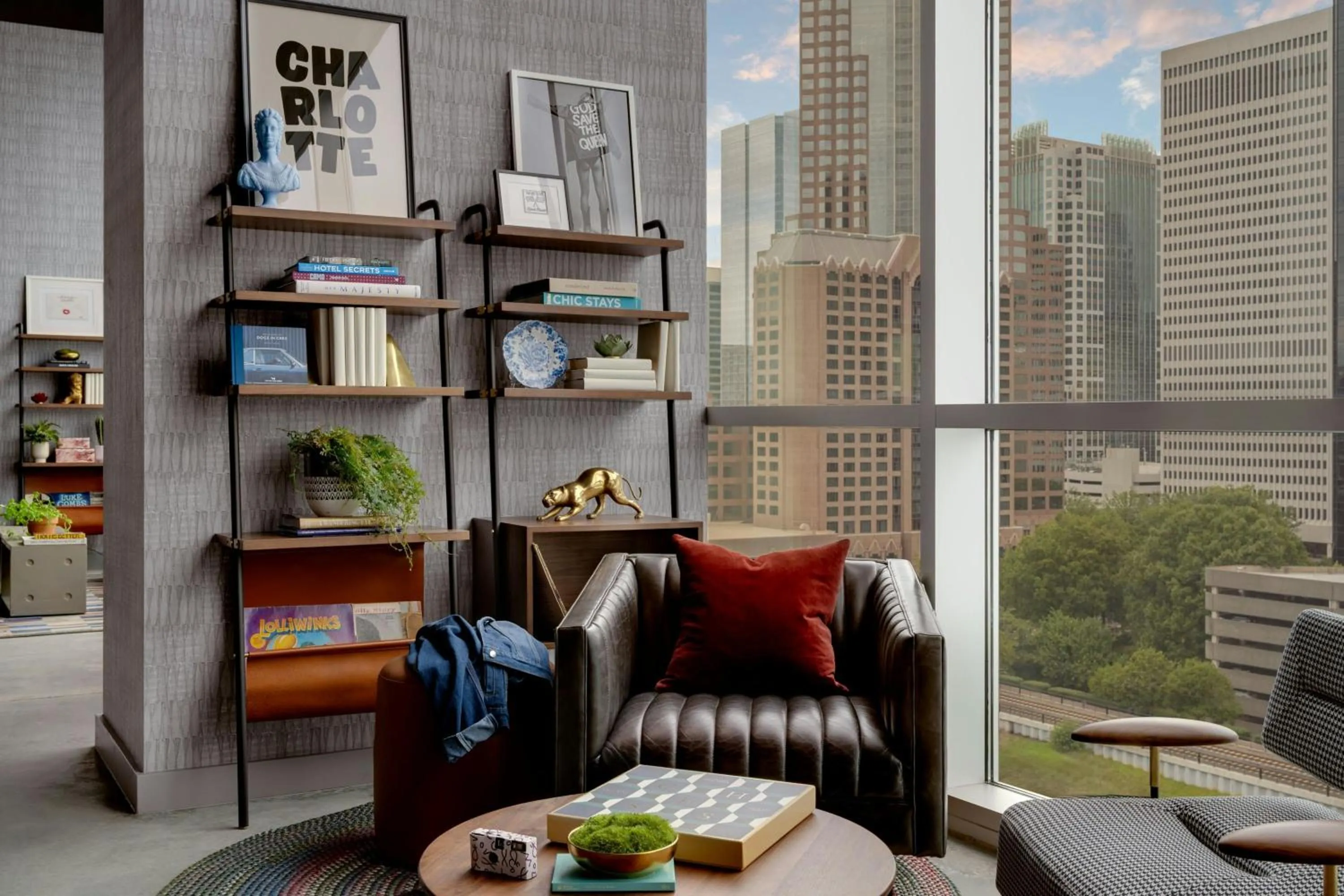 Lobby or reception in Moxy Charlotte Downtown